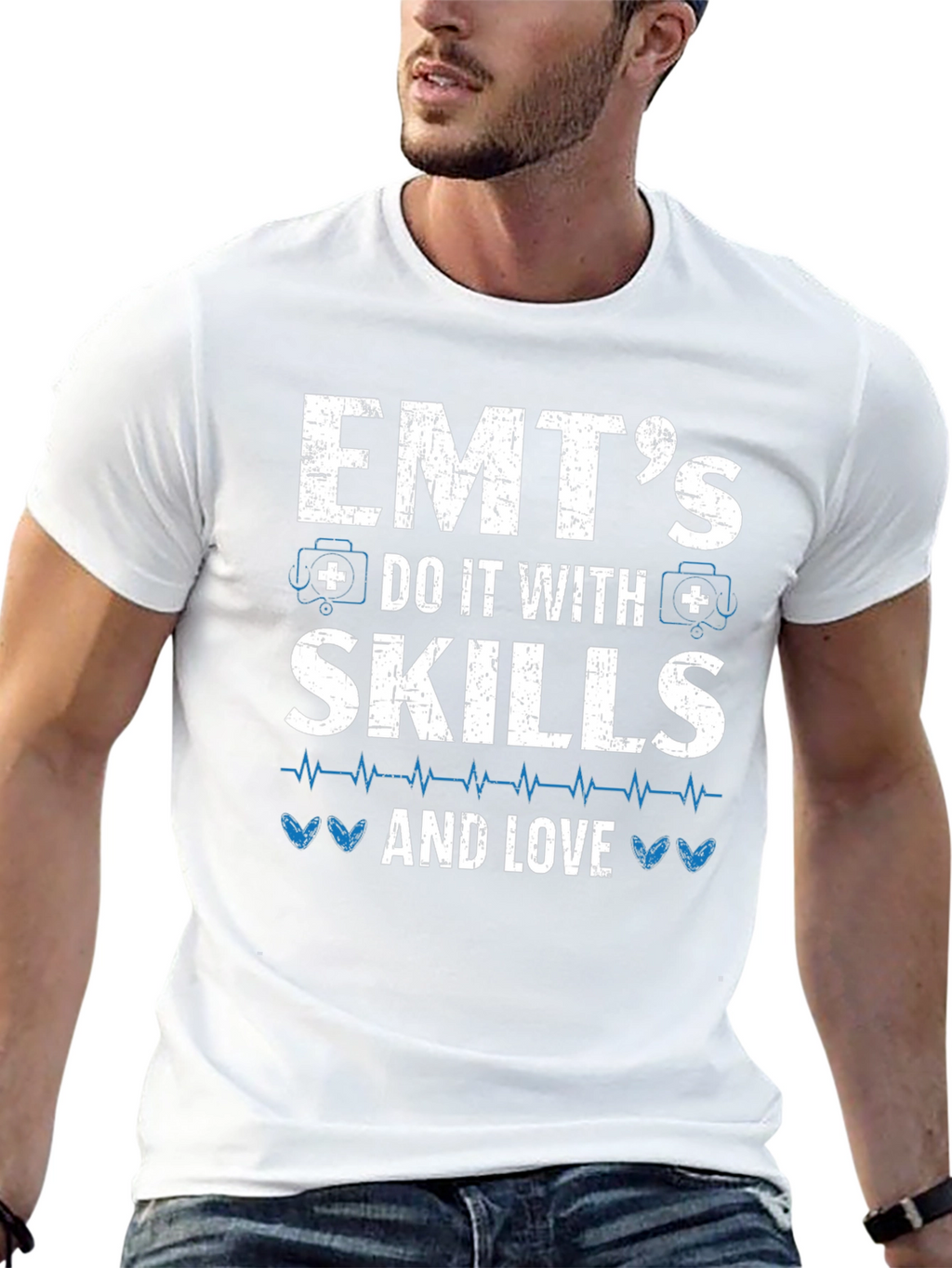 EMT Skills and Love Graphic T-Shirt