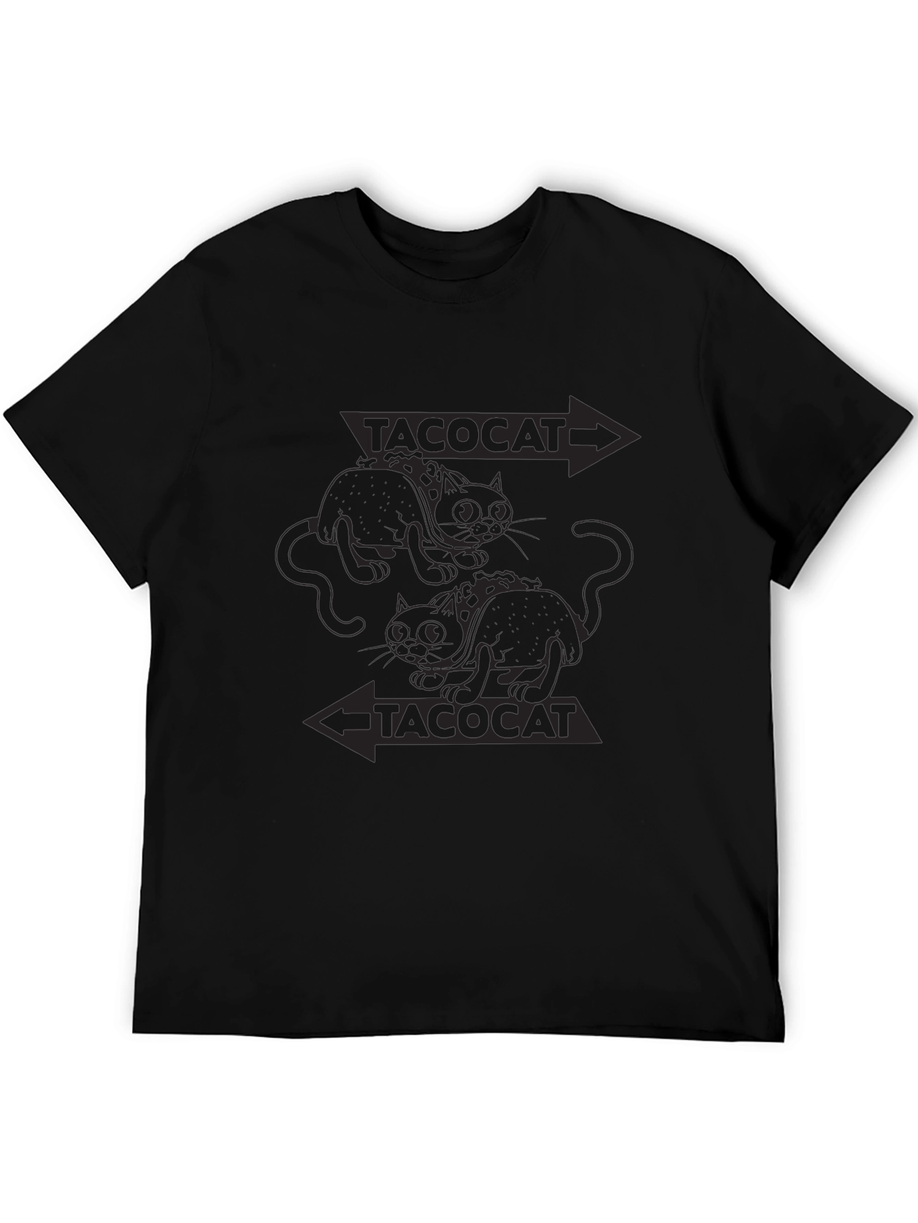 Tacocat Graphic Tee - Mens Black T-Shirt