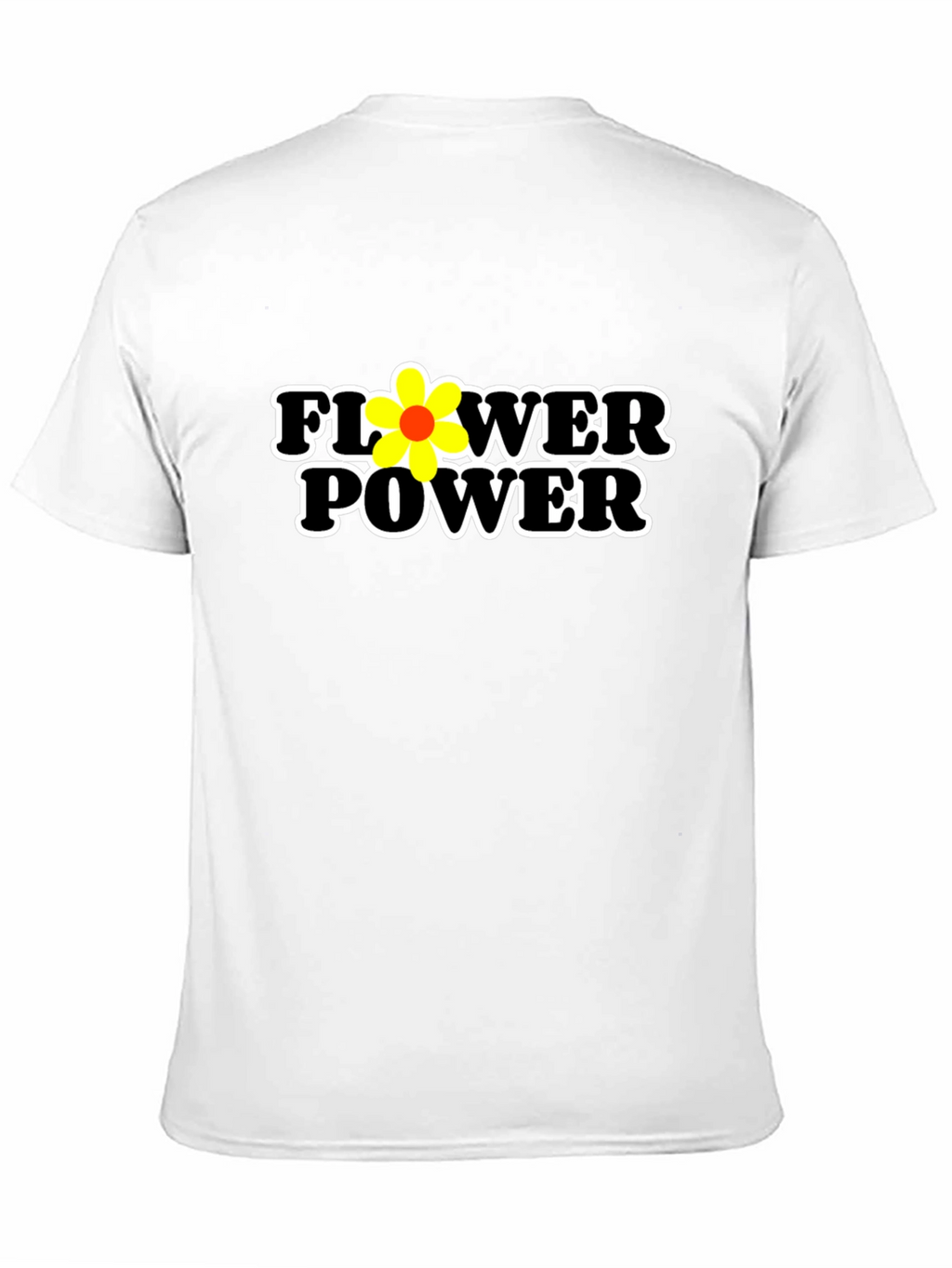 Flower Power Graphic Tee - Black