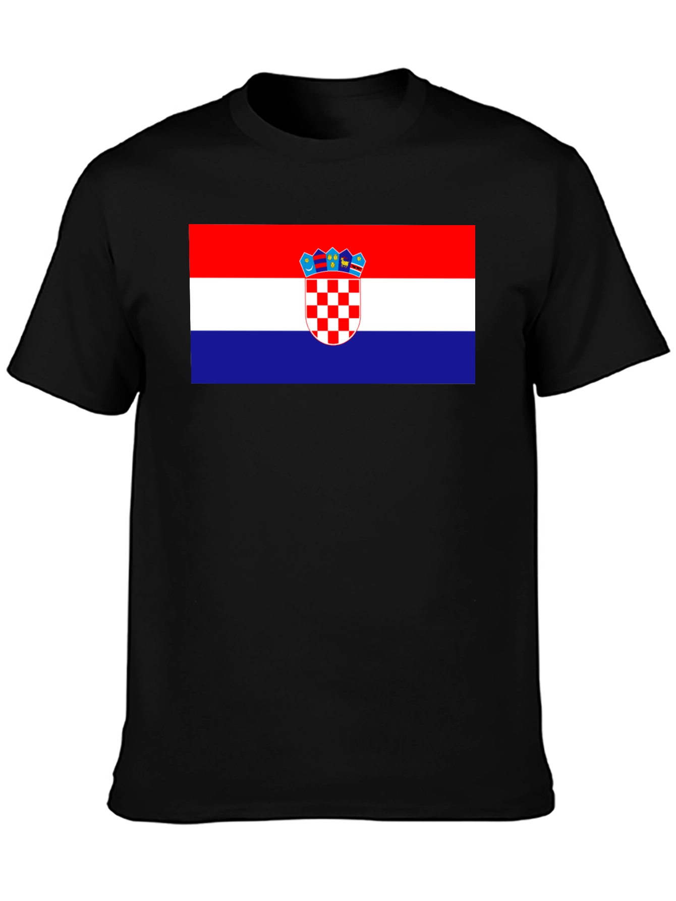 Croatian Flag T-Shirt - Red White Blue