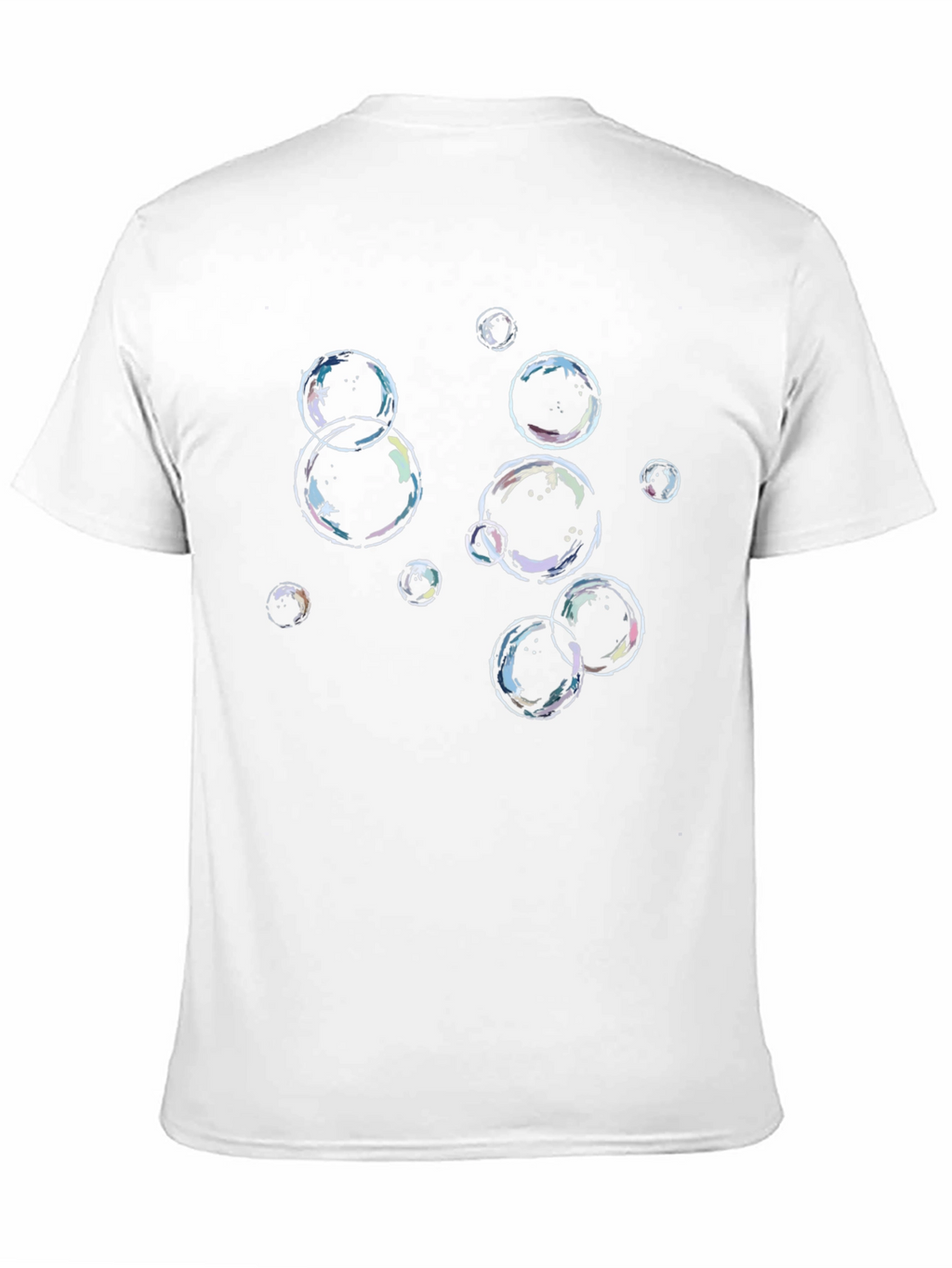 Bubble Graphic Black T-Shirt - Casual Style