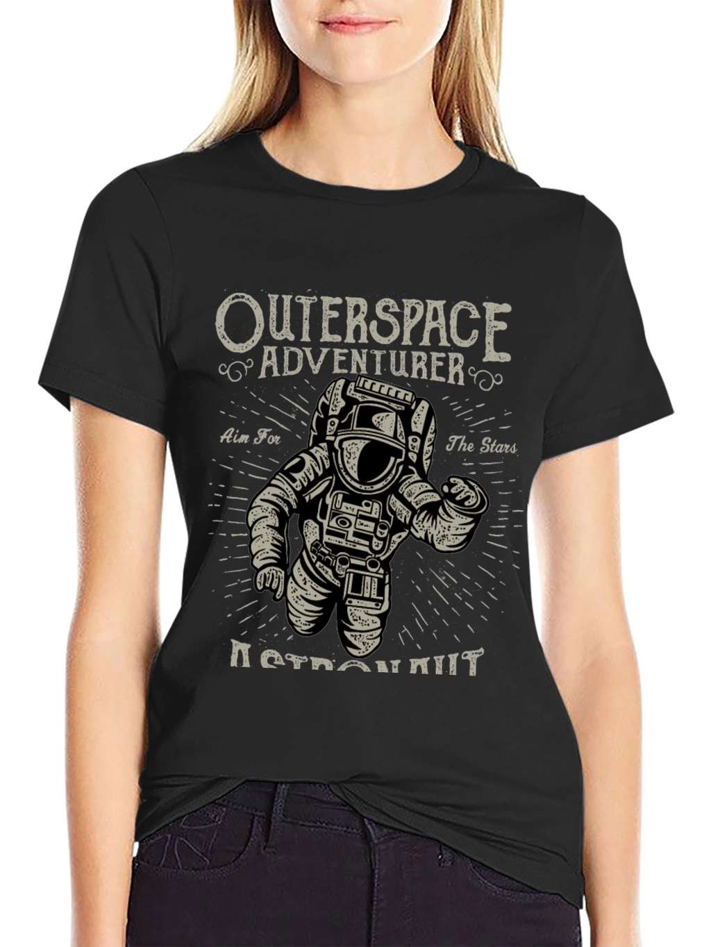 Outerspace Astronaut Graphic T-Shirt - Adventure Awaits!