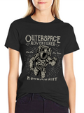 Outerspace Astronaut Graphic T-Shirt - Adventure Awaits!