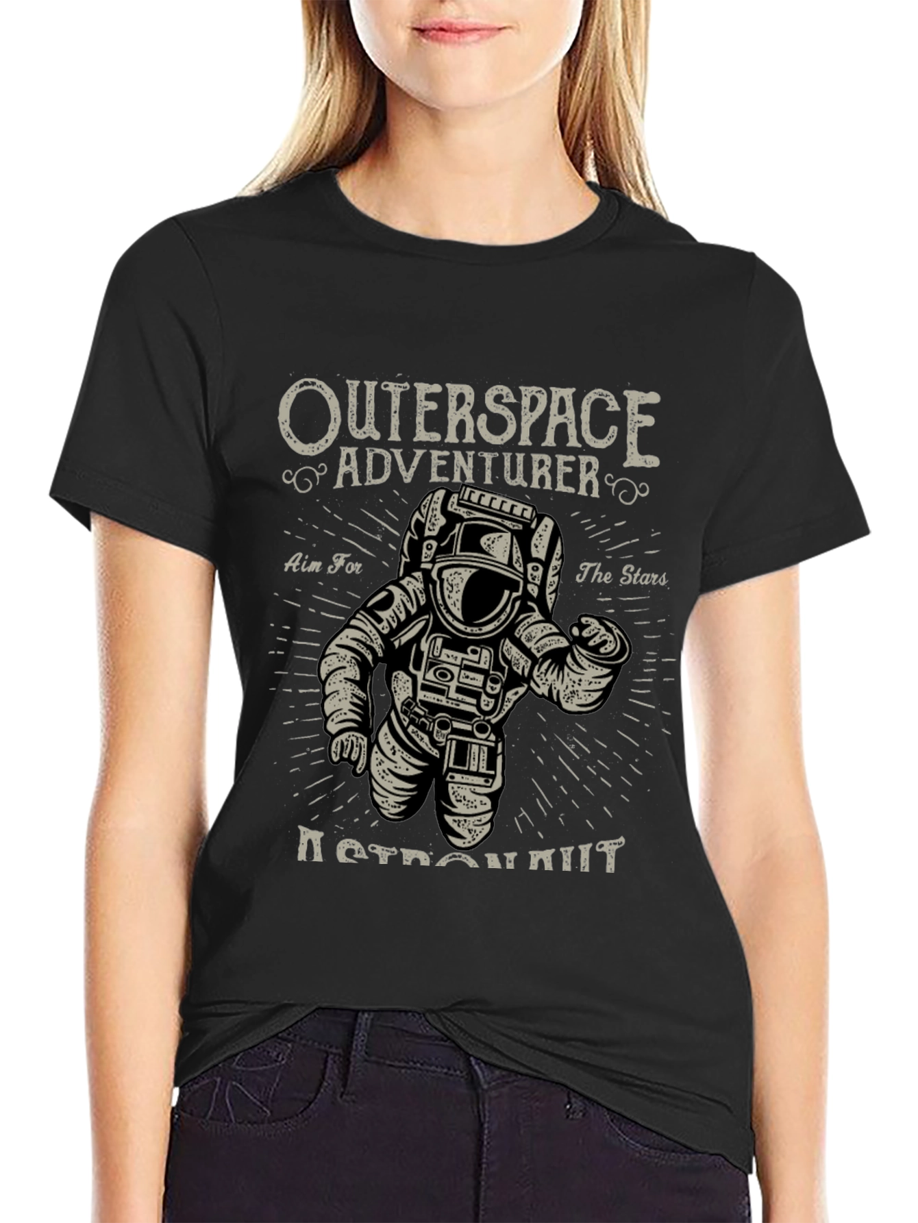 Outerspace Astronaut Graphic T-Shirt - Adventure Awaits!