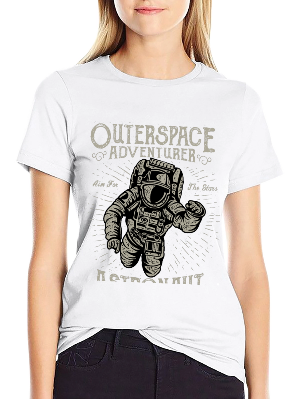Outerspace Astronaut Graphic T-Shirt - Adventure Awaits!
