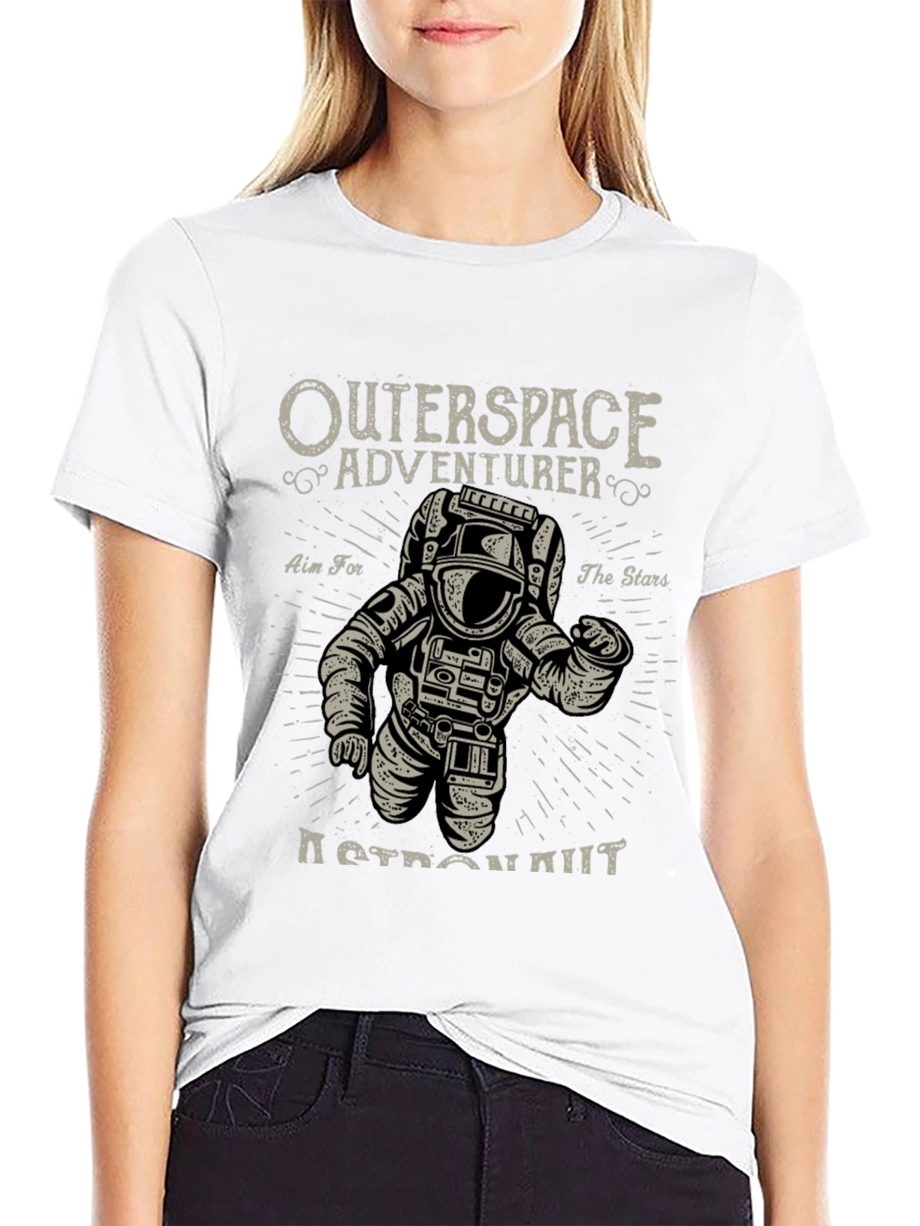 Outerspace Astronaut Graphic T-Shirt - Adventure Awaits!