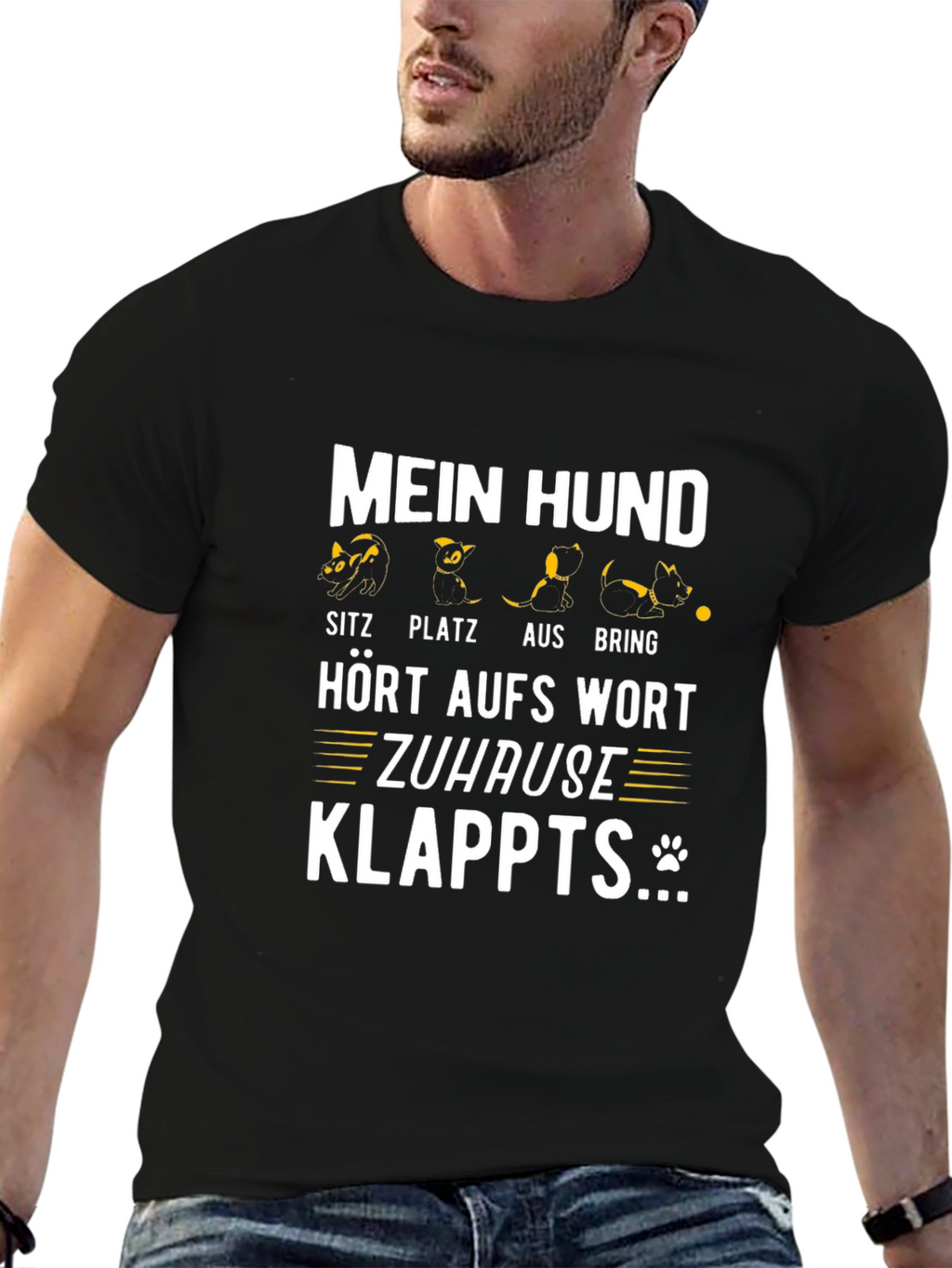 Funny Dog Command T-Shirt - Mein Hund