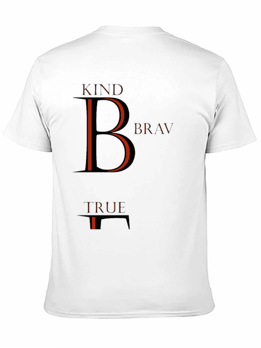 Kind Brave True Graphic Tee - Mens Black T-Shirt