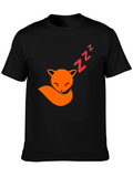 Fox Nap T-Shirt - Comfy Cotton Graphic Tee