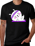 Yoga Bunny Black T-Shirt