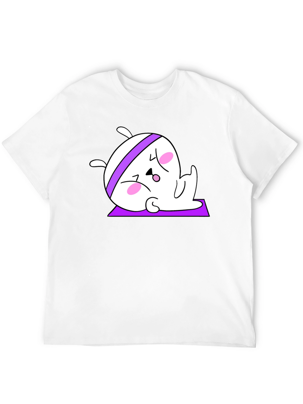 Yoga Bunny Black T-Shirt