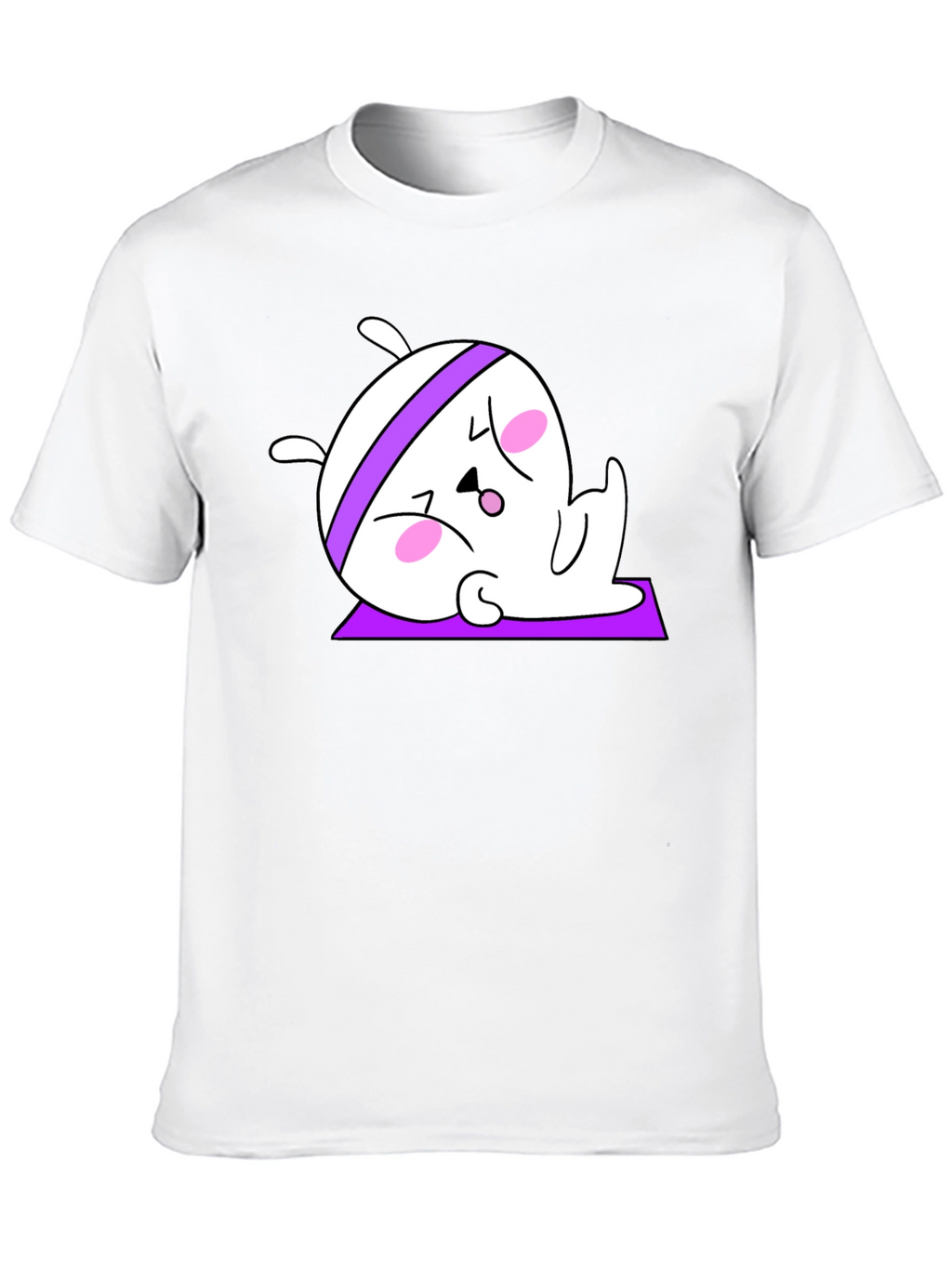 Yoga Bunny Black T-Shirt