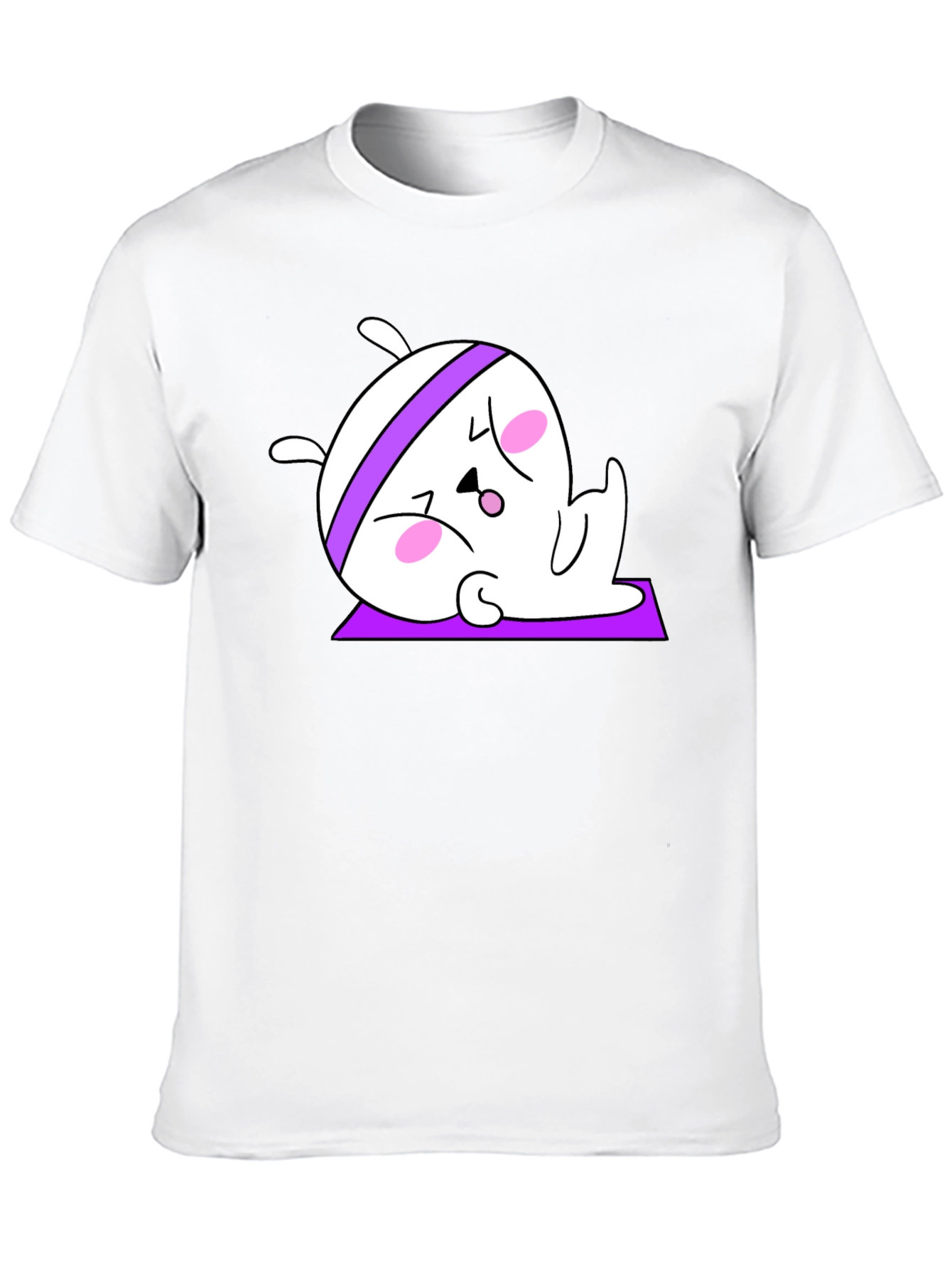 Yoga Bunny Black T-Shirt