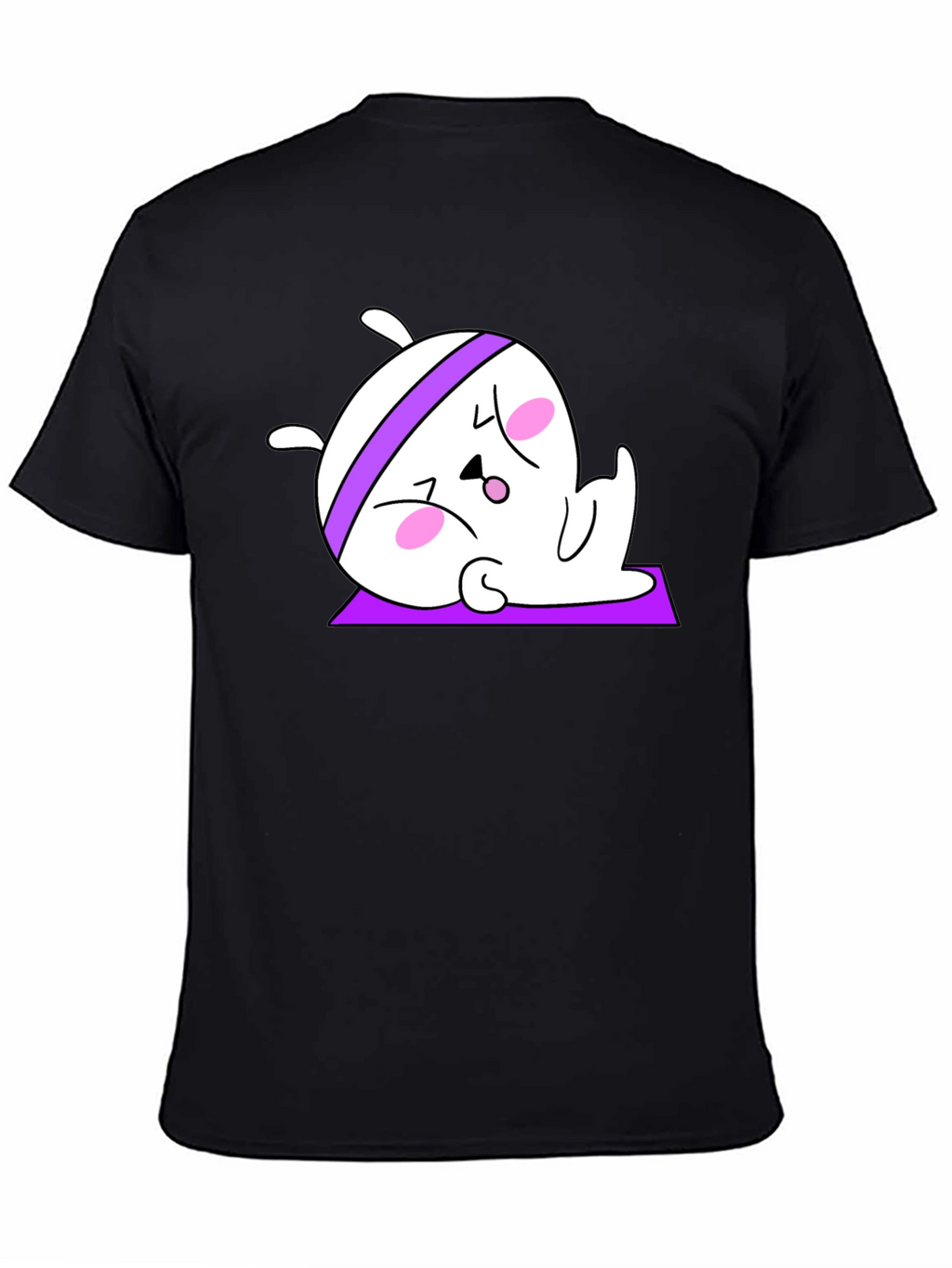 Yoga Bunny Black T-Shirt