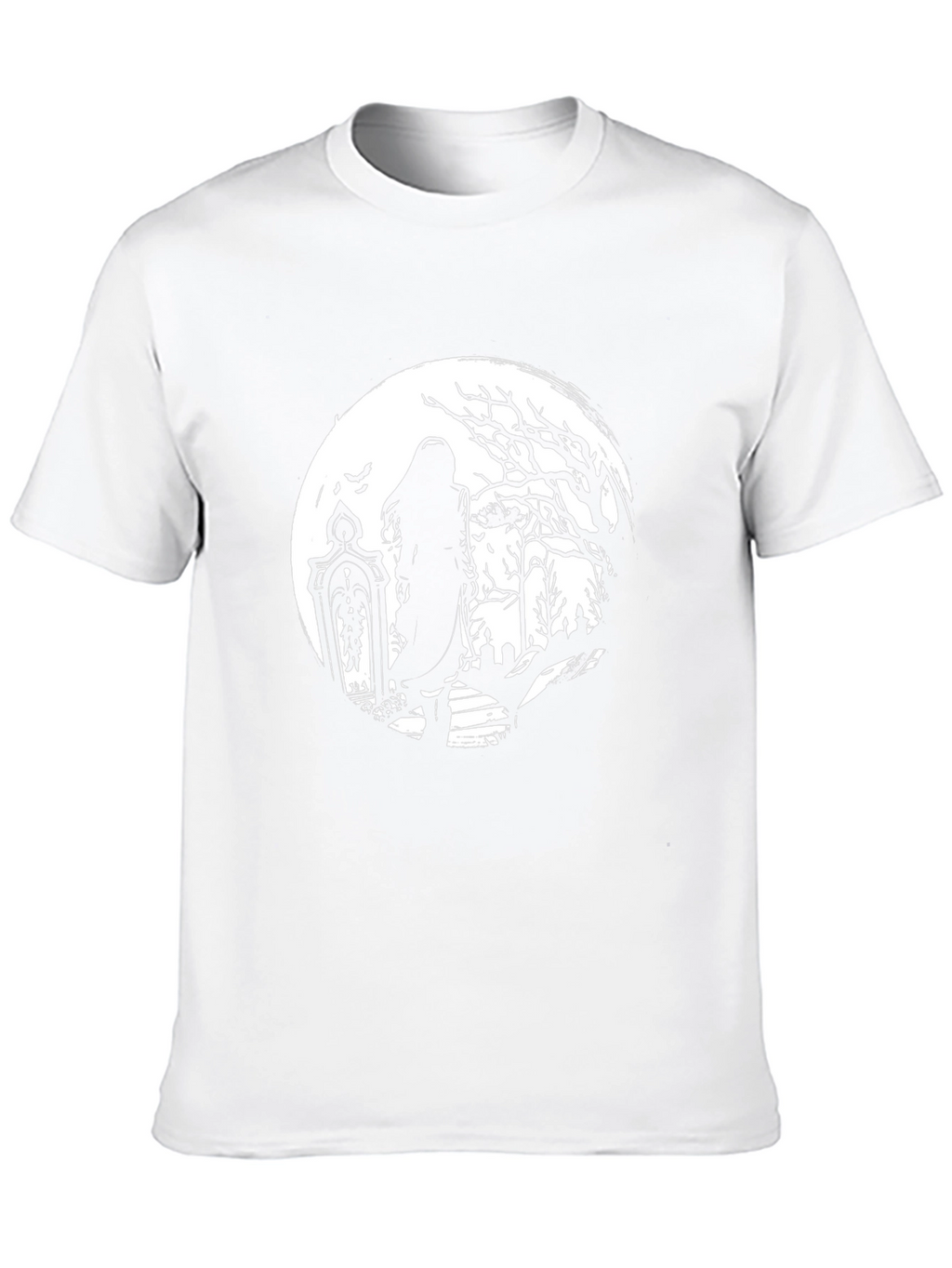 Gothic Moonlight T-Shirt - Dark & Eerie Design