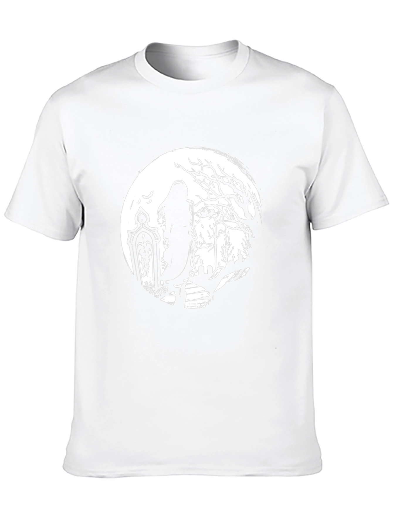 Gothic Moonlight T-Shirt - Dark & Eerie Design