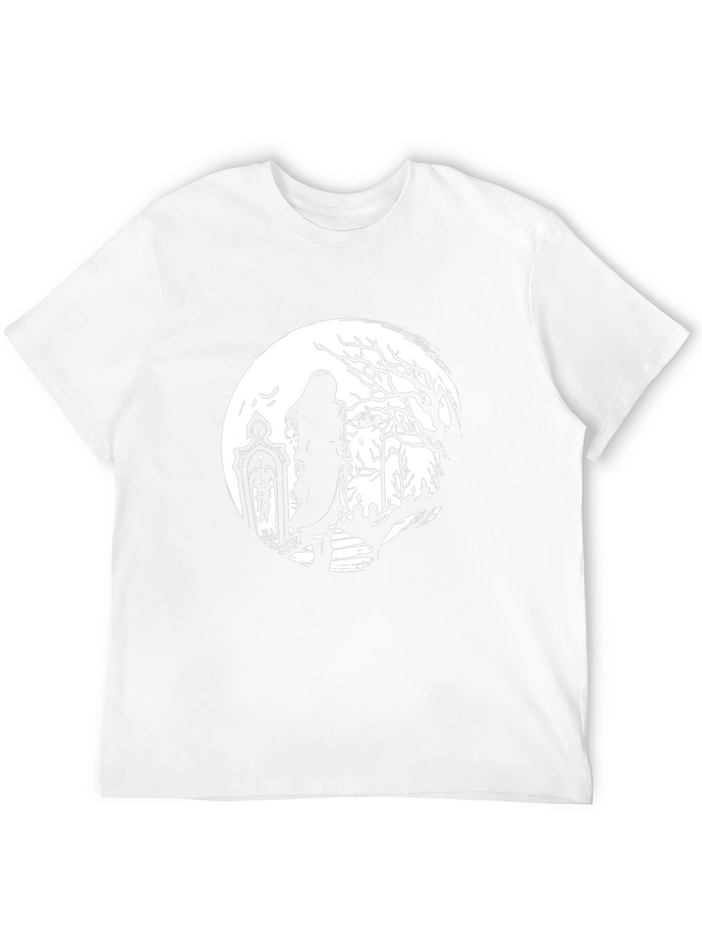 Gothic Moonlight T-Shirt - Dark & Eerie Design