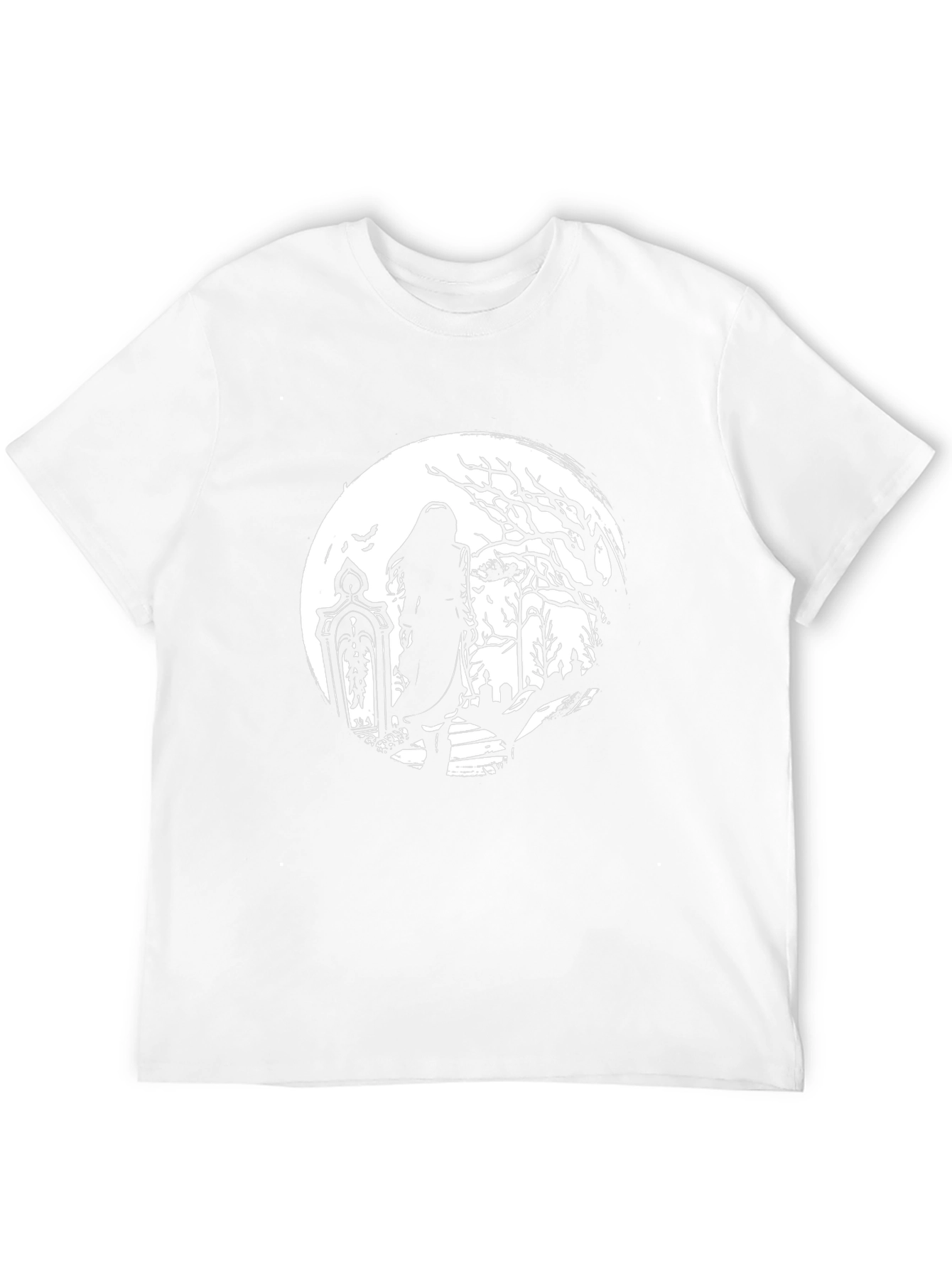 Gothic Moonlight T-Shirt - Dark & Eerie Design
