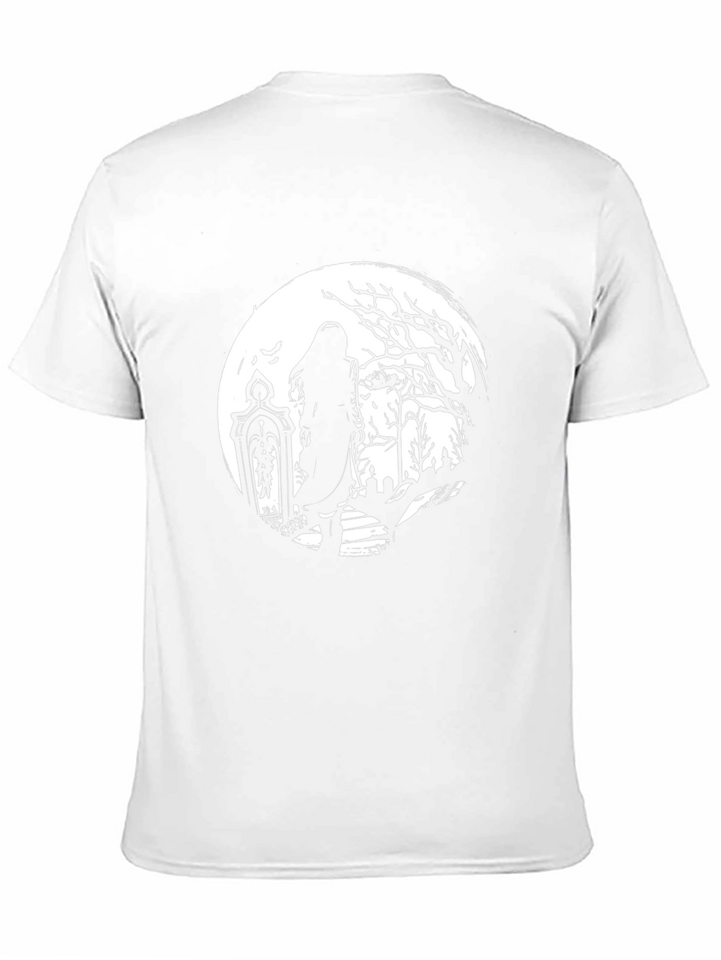 Gothic Moonlight T-Shirt - Dark & Eerie Design
