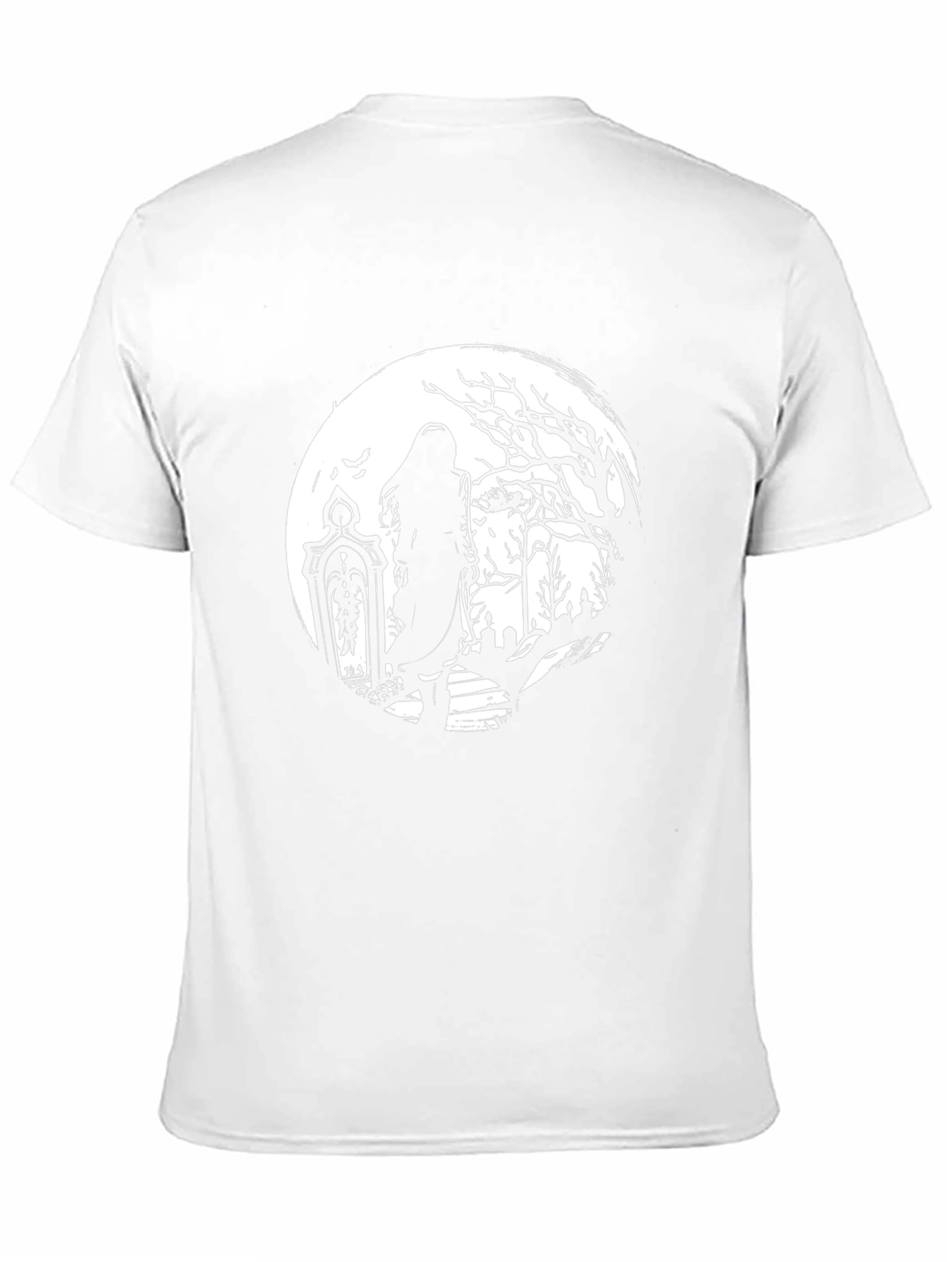 Gothic Moonlight T-Shirt - Dark & Eerie Design