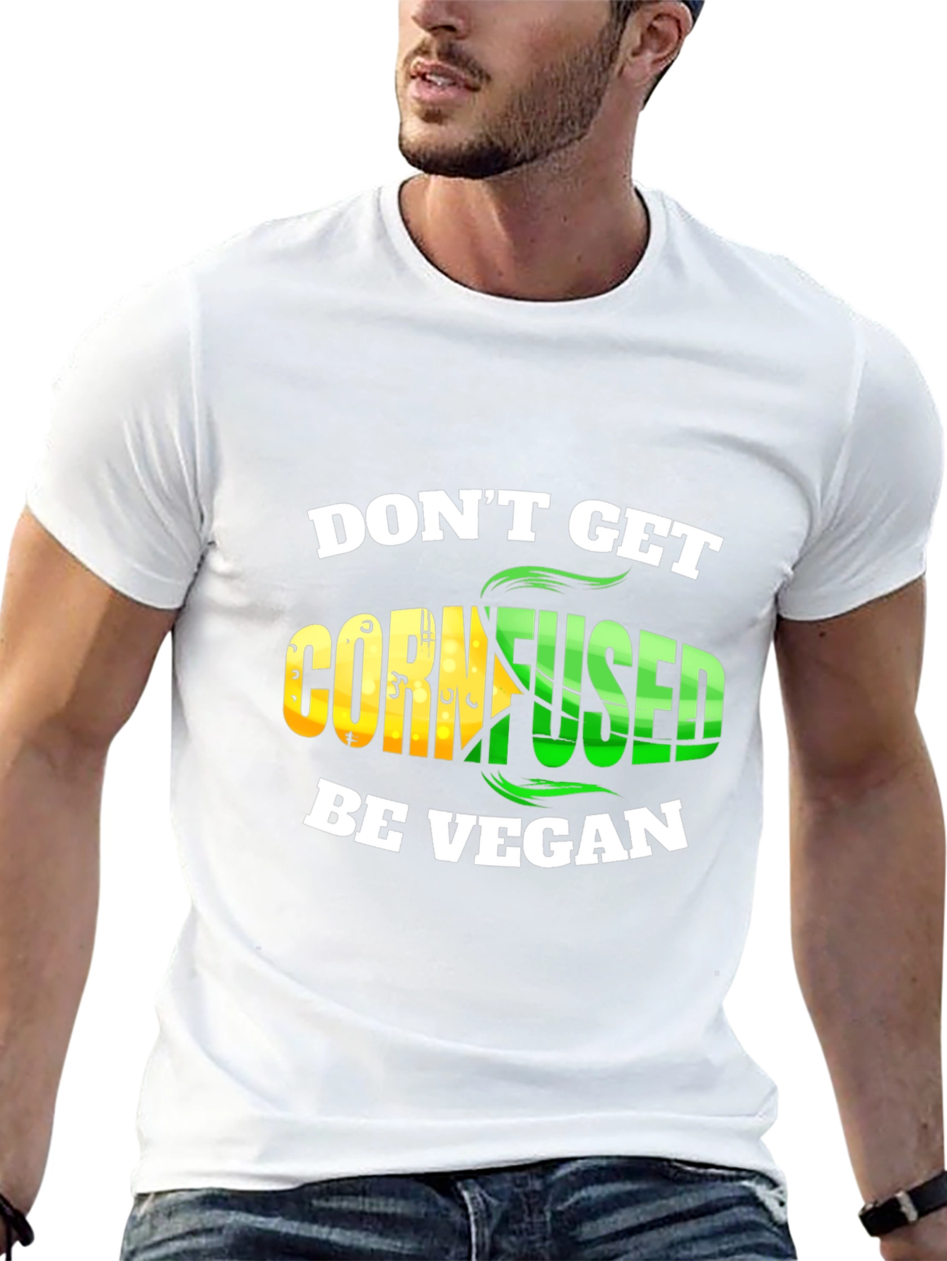 Dont Get Cornfused Be Vegan T-Shirt