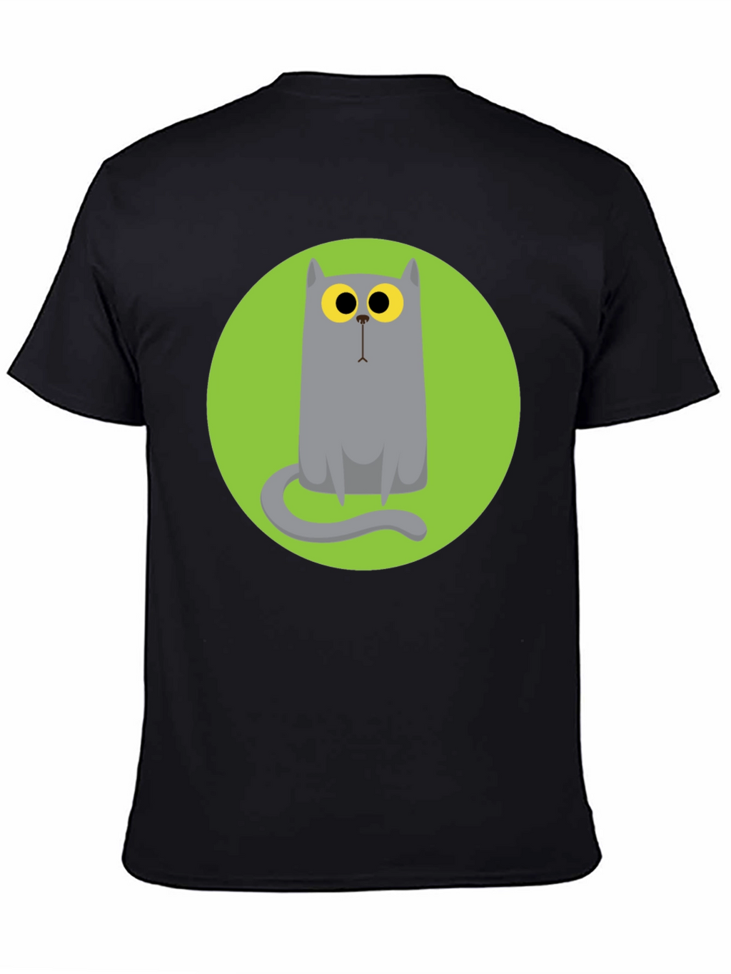 Cartoon Cat Graphic Tee - Unique Style