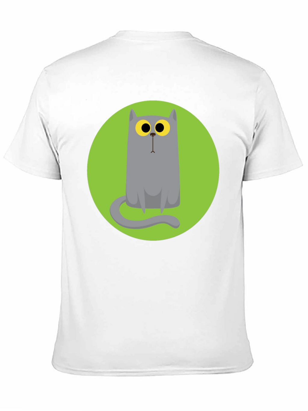 Cartoon Cat Graphic Tee - Unique Style