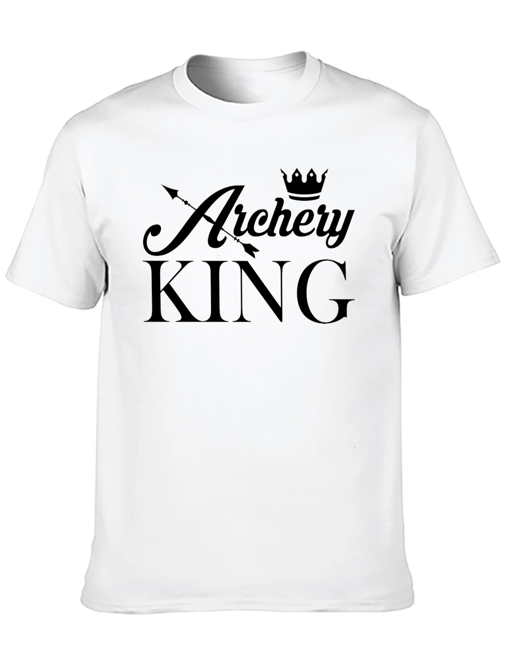 Archery King Black T-Shirt - Target Practice Apparel
