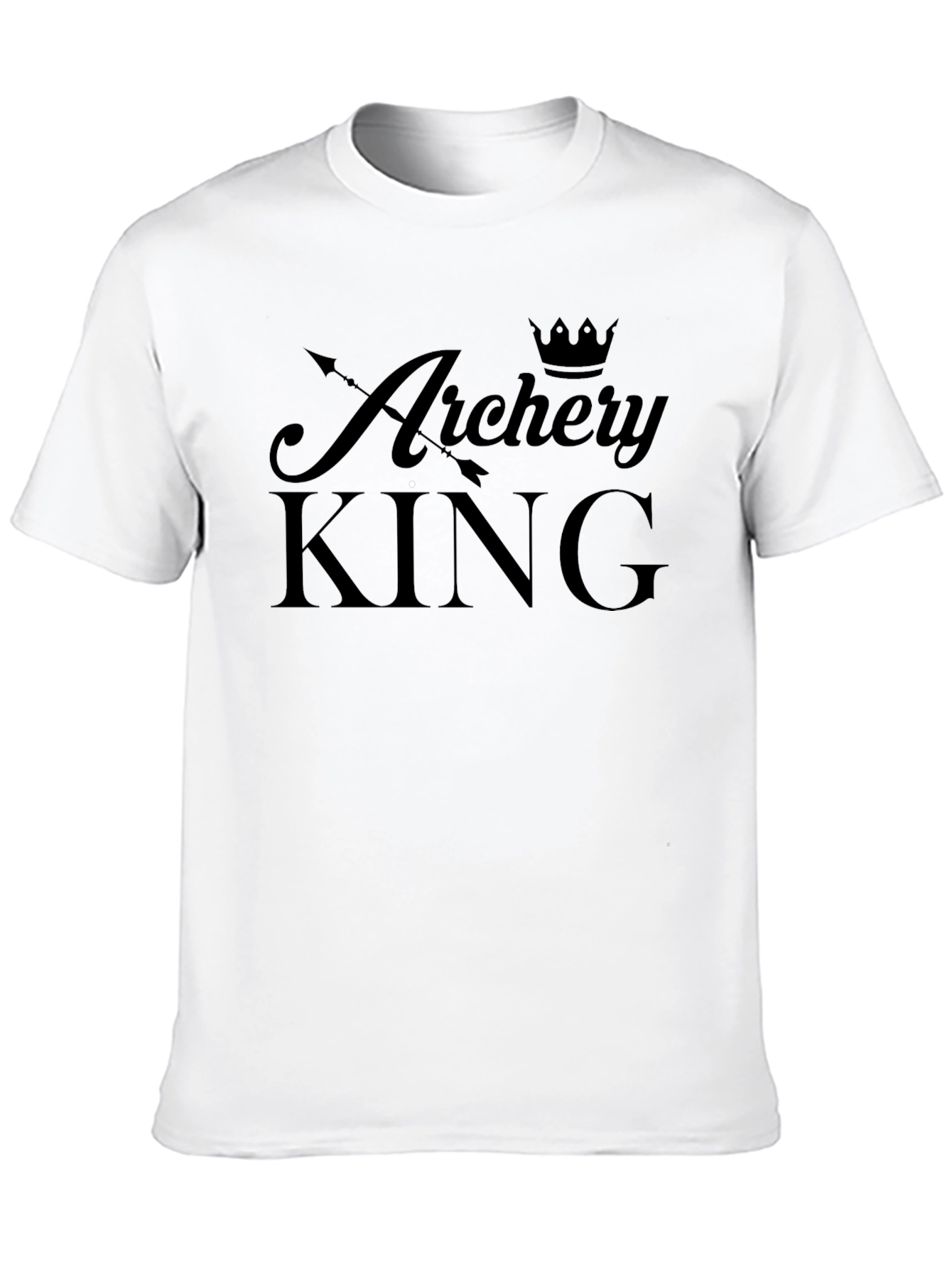 Archery King Black T-Shirt - Target Practice Apparel
