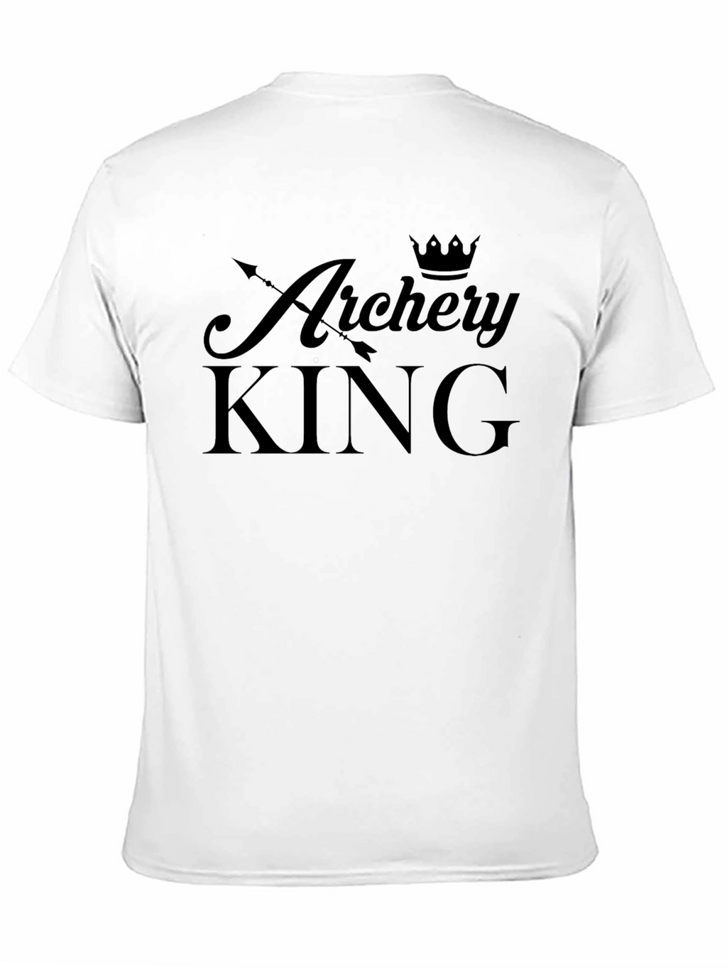 Archery King Black T-Shirt - Target Practice Apparel