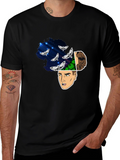 Mindscape Moth Graphic Tee - Mens Black T-Shirt