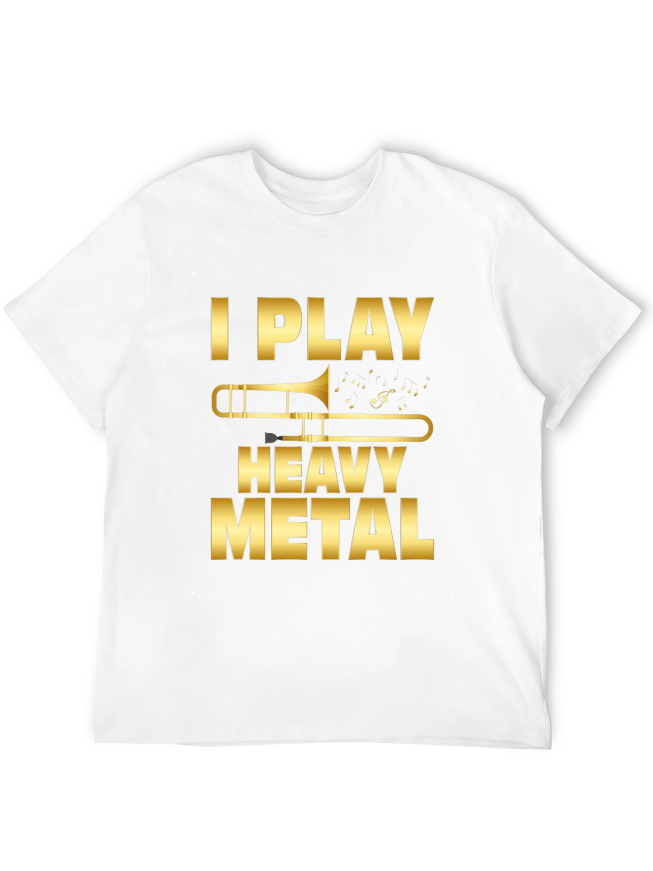 I Play Heavy Metal Trombone T-Shirt