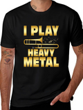 I Play Heavy Metal Trombone T-Shirt