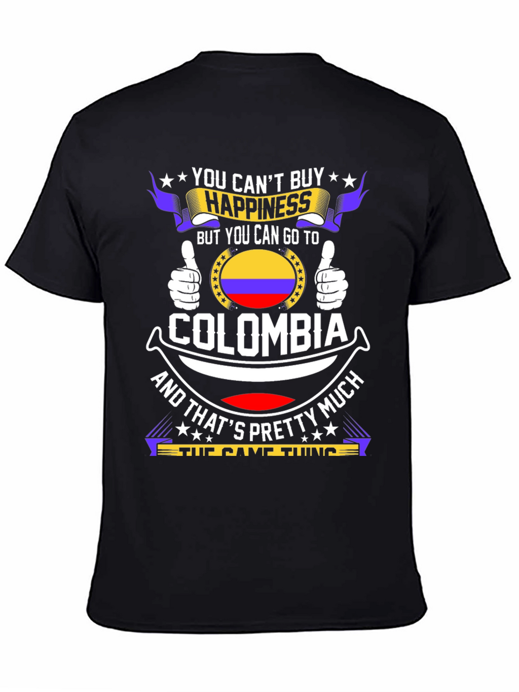 Colombia Happiness Graphic Tee