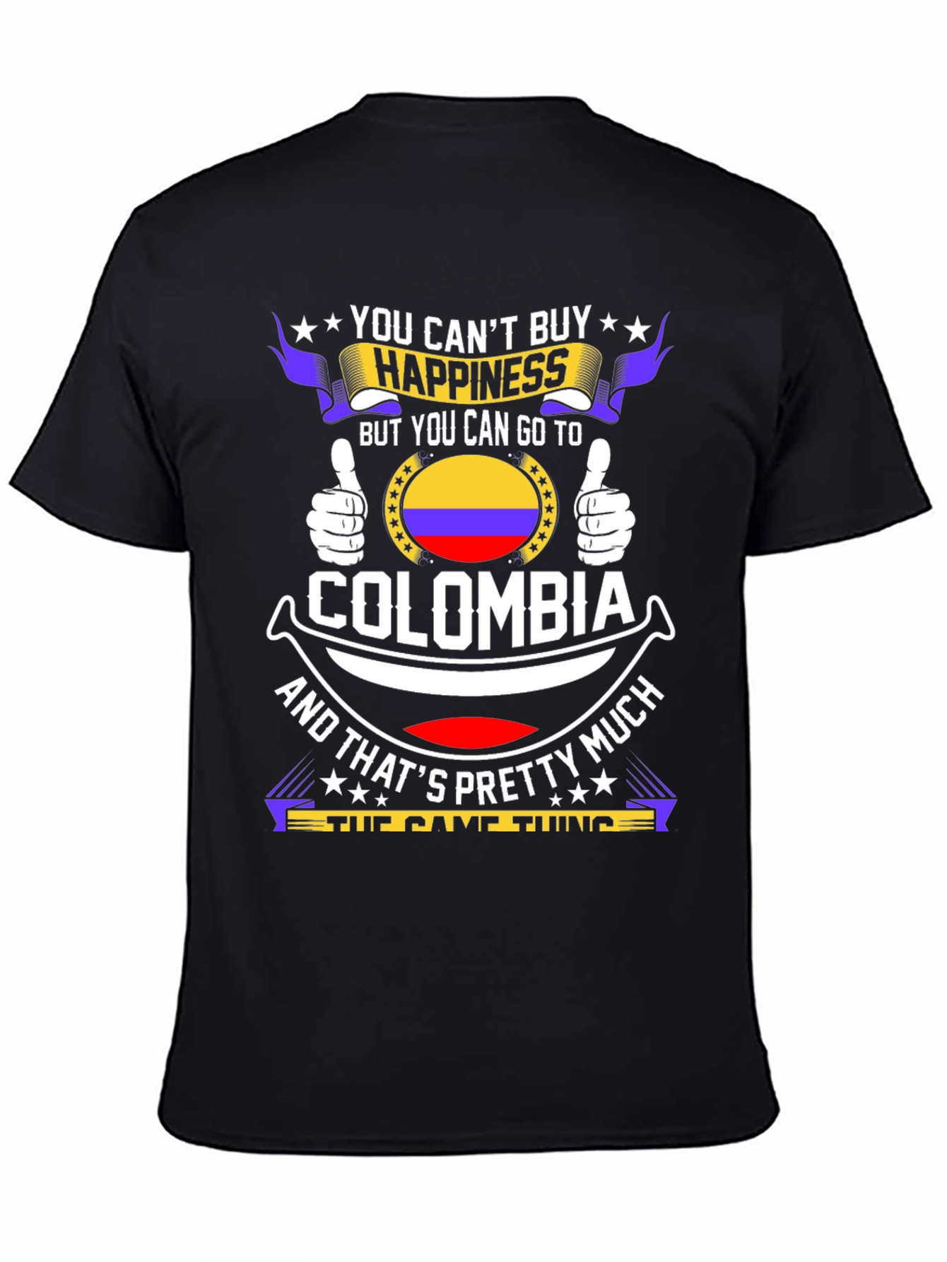 Colombia Happiness Graphic Tee