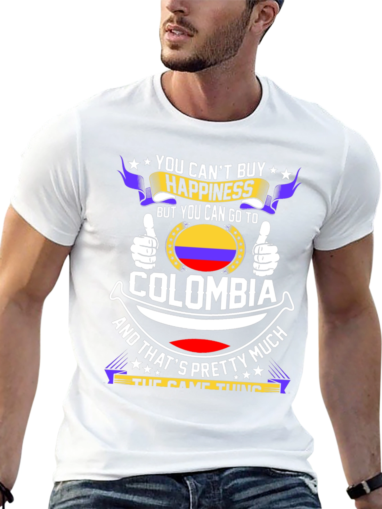 Colombia Happiness Graphic Tee