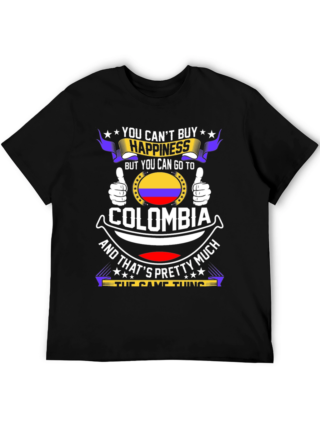 Colombia Happiness Graphic Tee