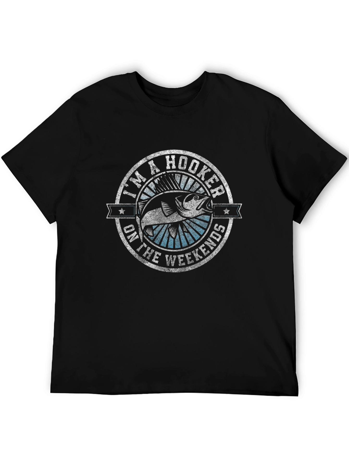 Im A Hooker On The Weekends Funny Fishing T-Shirt