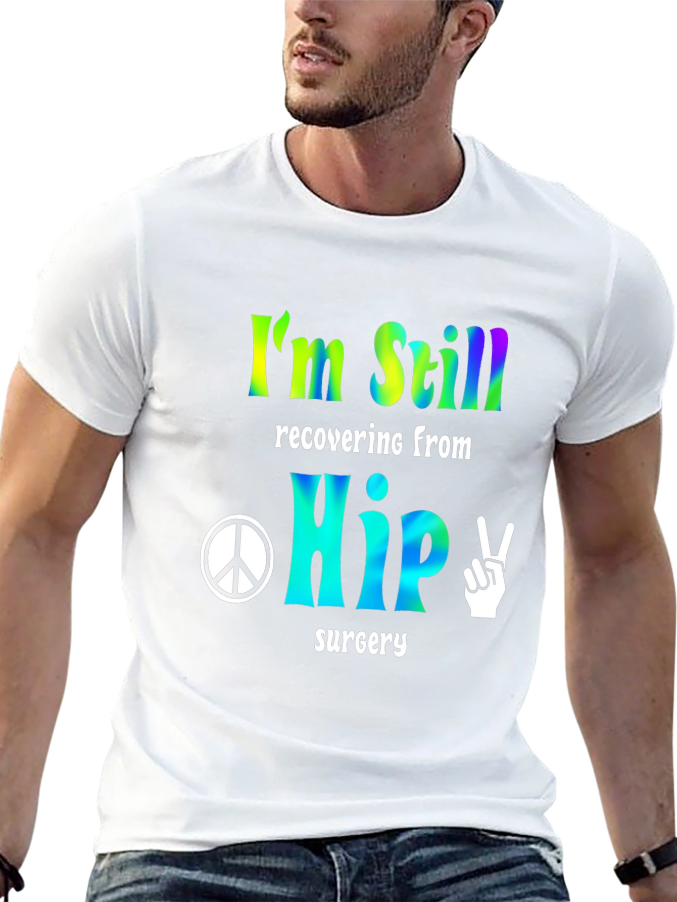 Hip Surgery Recovery Tee - Peace & Healing