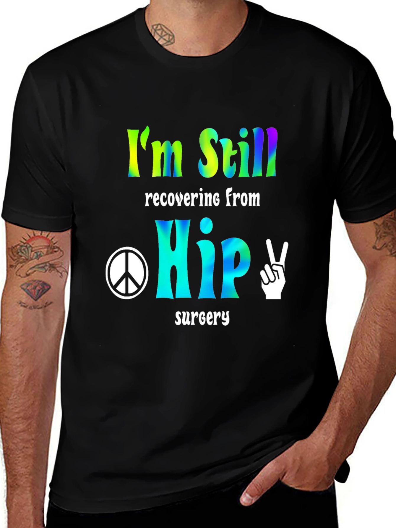 Hip Surgery Recovery Tee - Peace & Healing