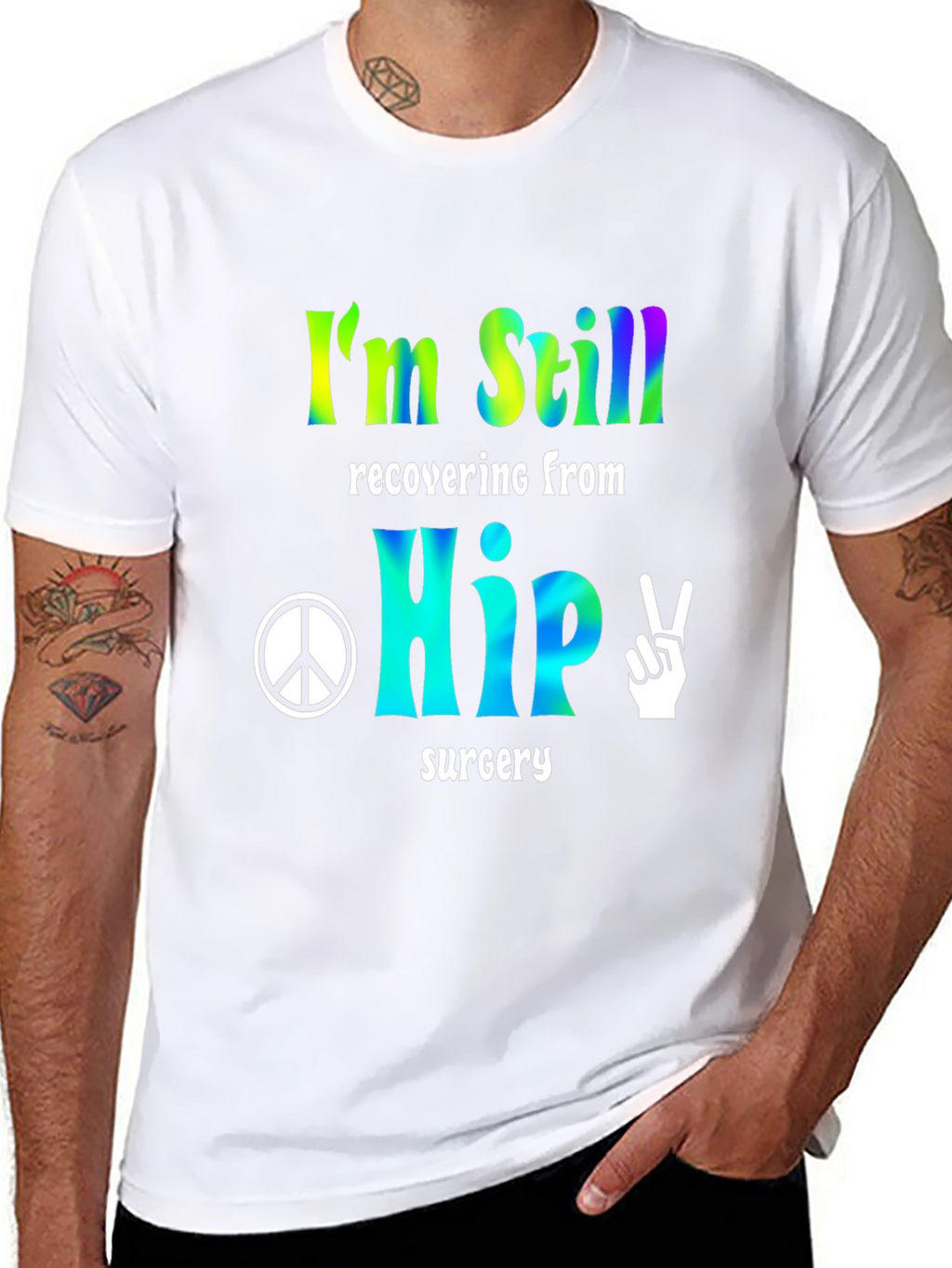 Hip Surgery Recovery Tee - Peace & Healing