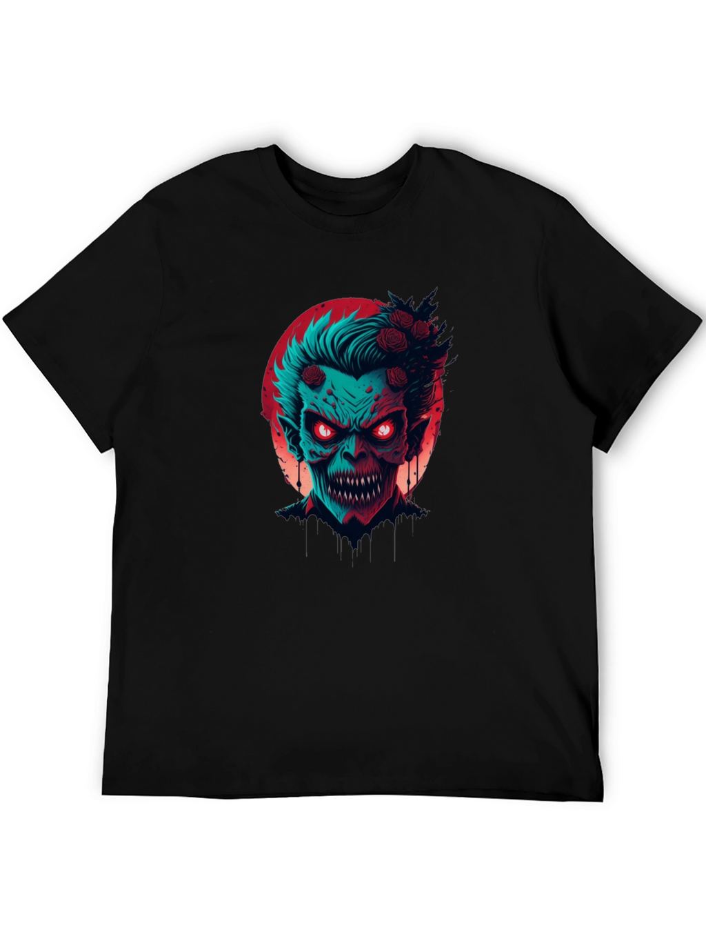 Monster Graphic Print Crew Neck T-Shirt