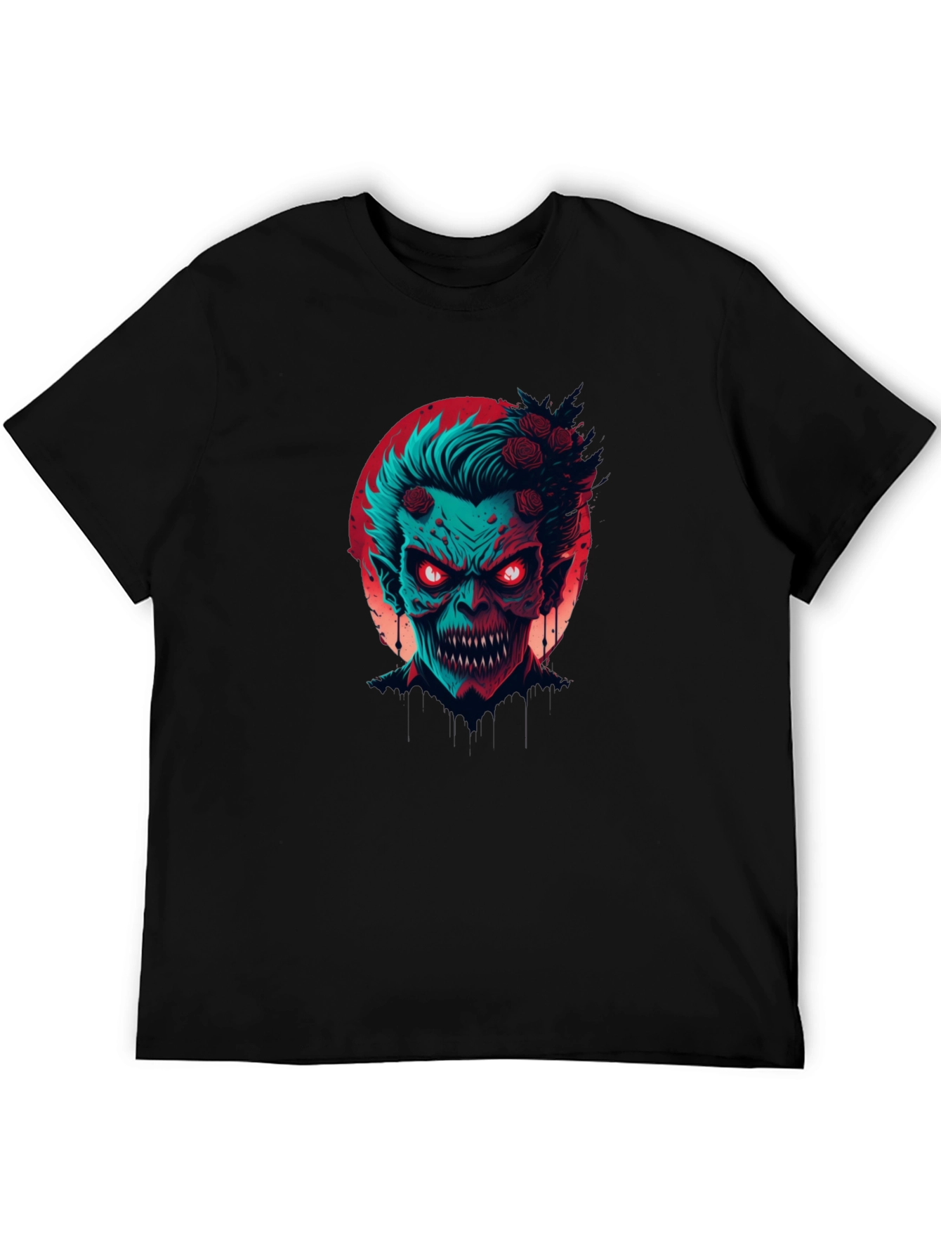Monster Graphic Print Crew Neck T-Shirt