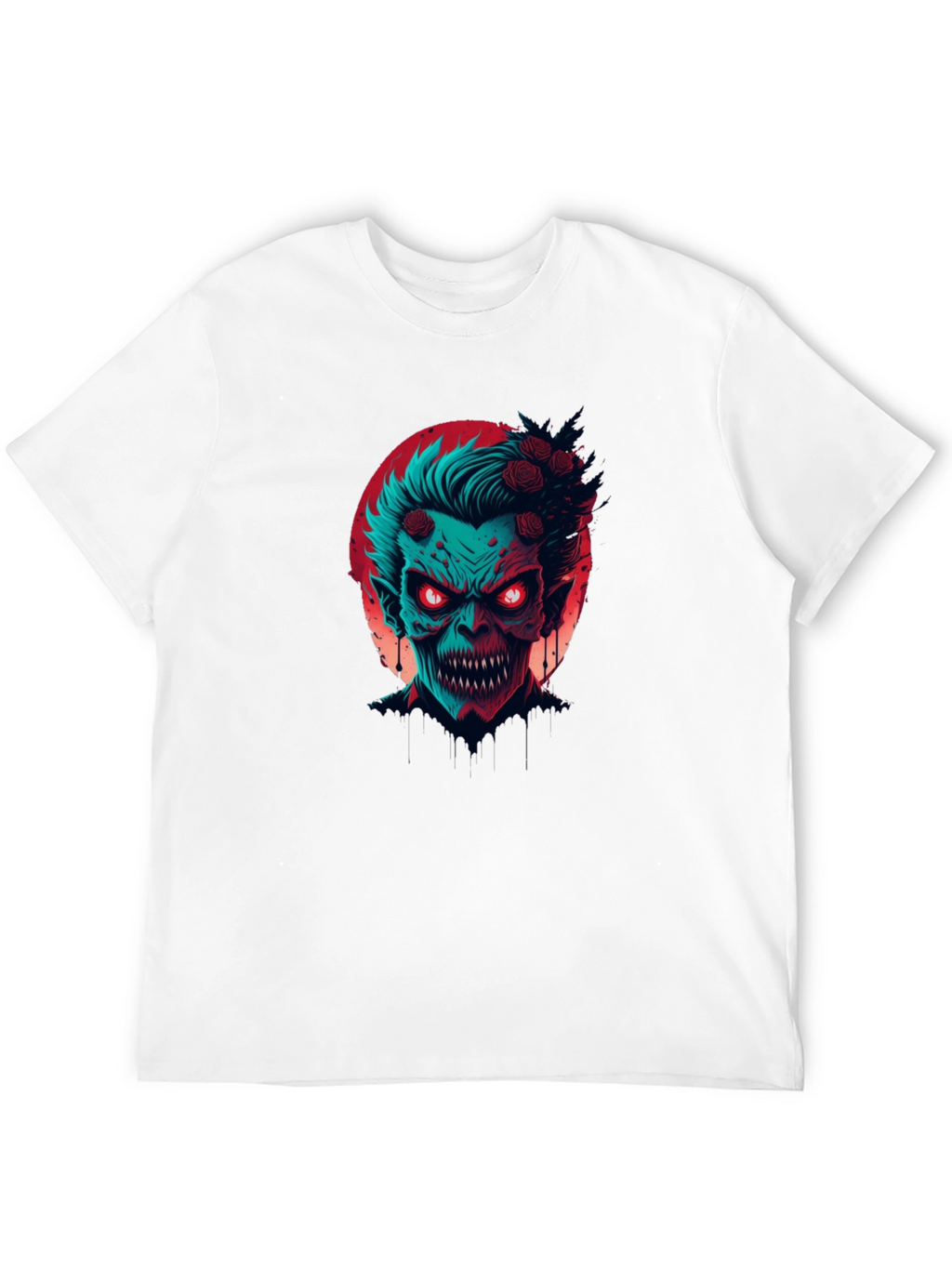 Monster Graphic Print Crew Neck T-Shirt