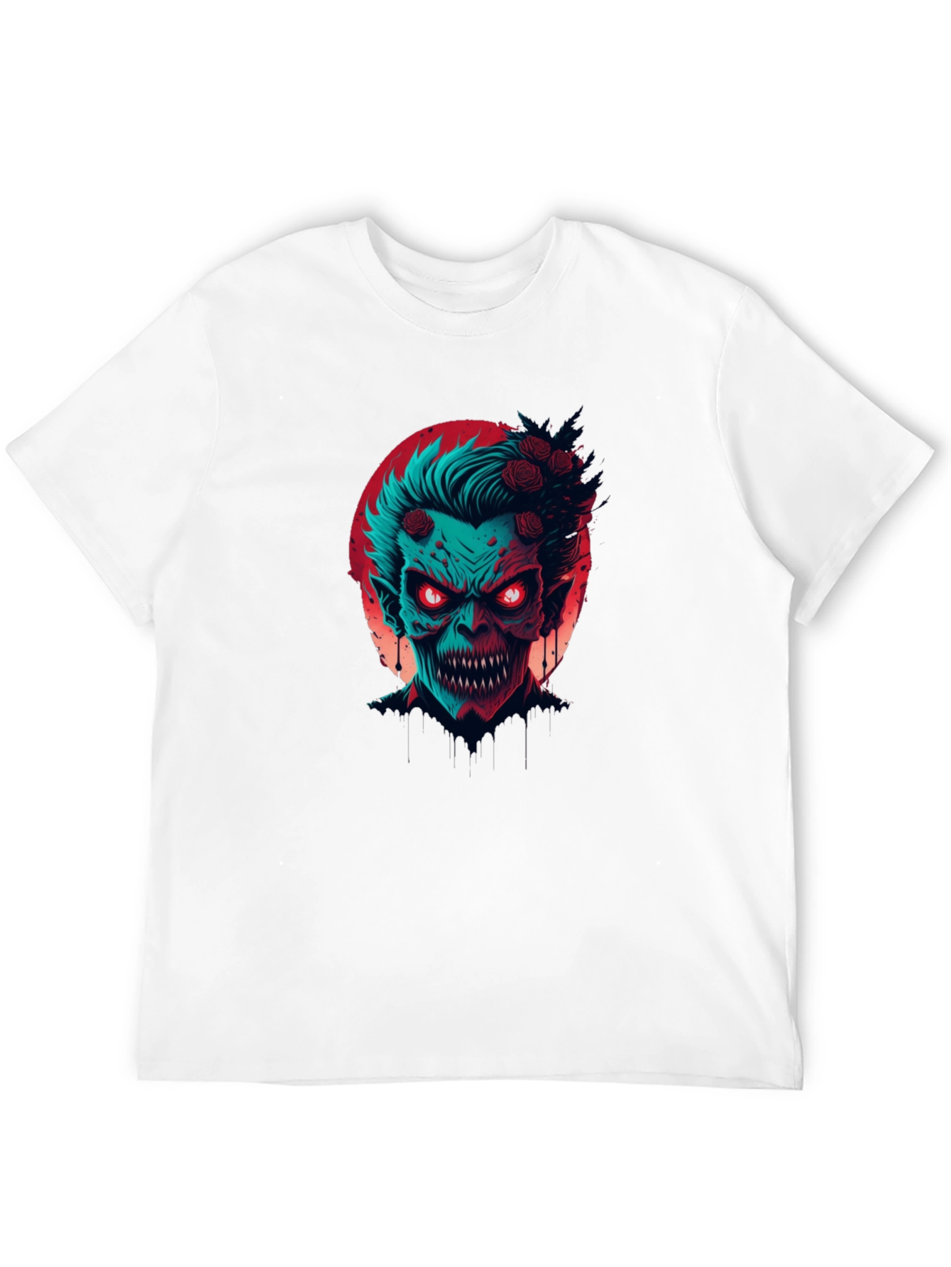 Monster Graphic Print Crew Neck T-Shirt