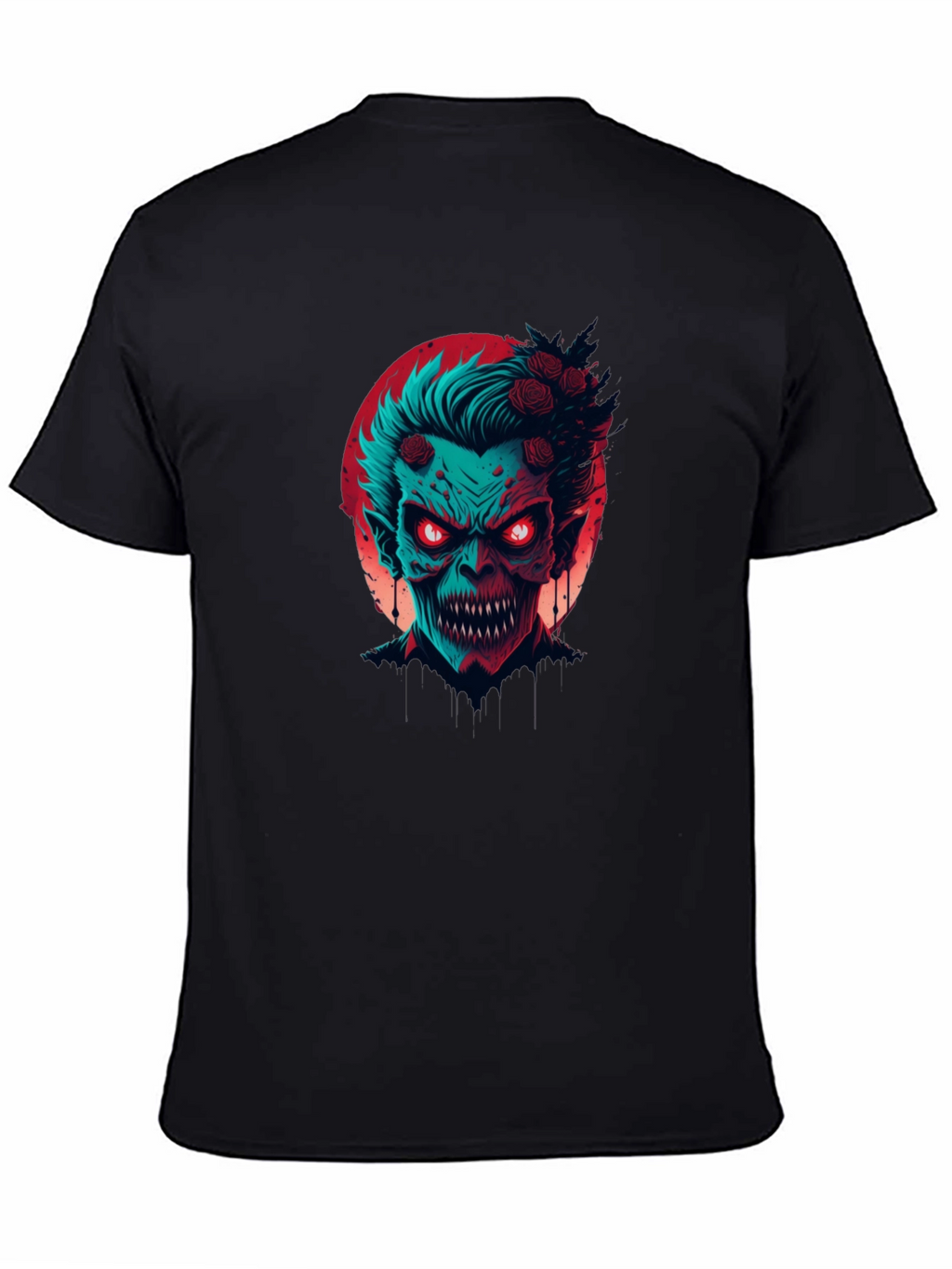 Monster Graphic Print Crew Neck T-Shirt