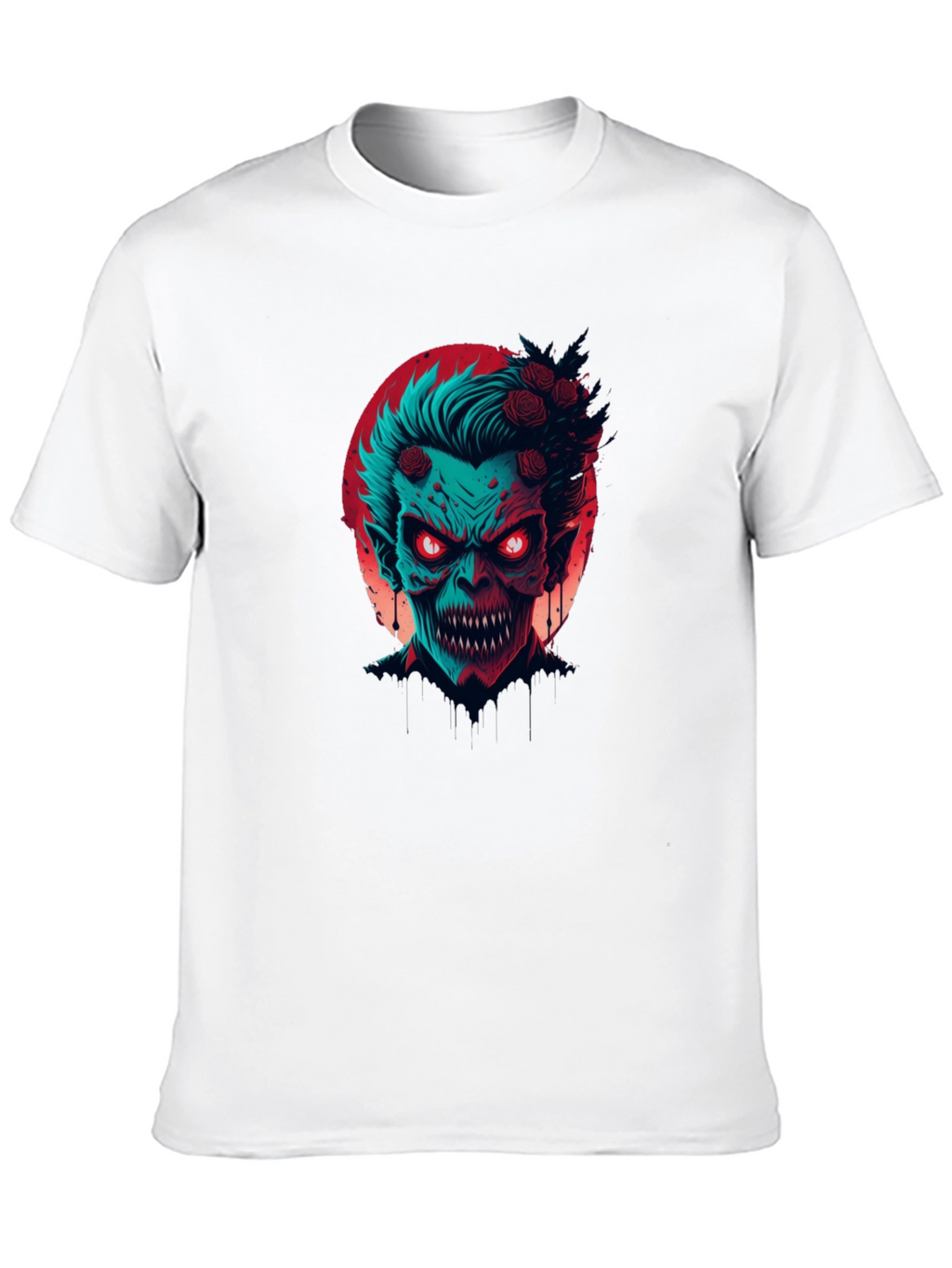 Monster Graphic Print Crew Neck T-Shirt