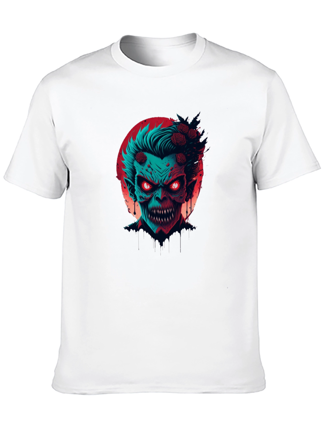 Monster Graphic Print Crew Neck T-Shirt