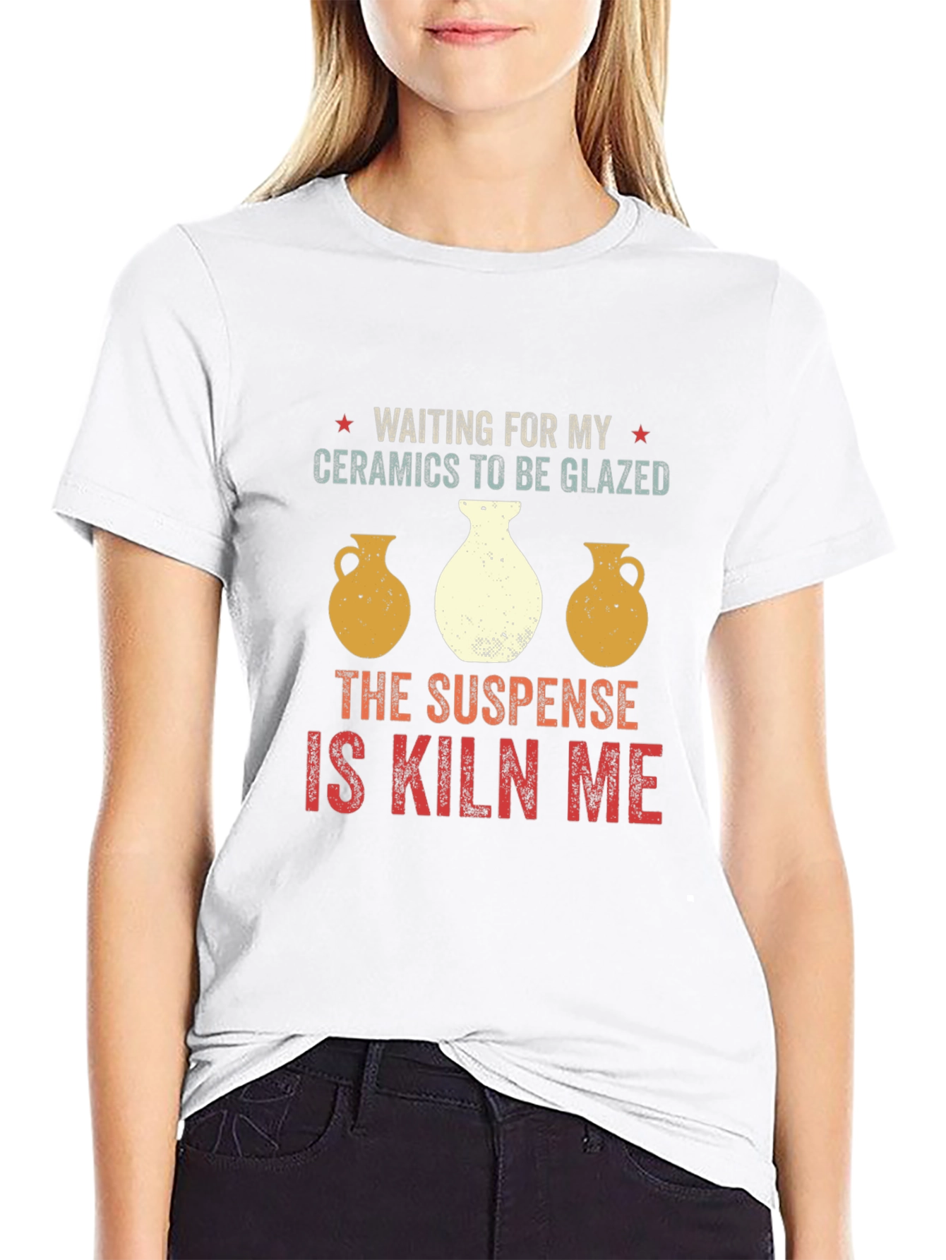 Waiting for My Ceramics T-Shirt
