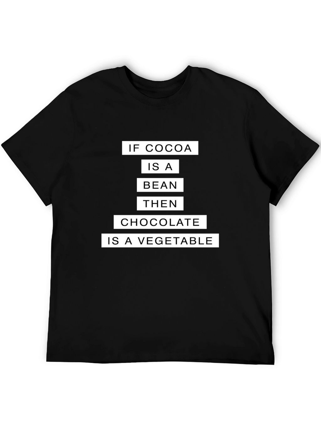 Funny Cocoa Bean Chocolate Vegetable T-Shirt